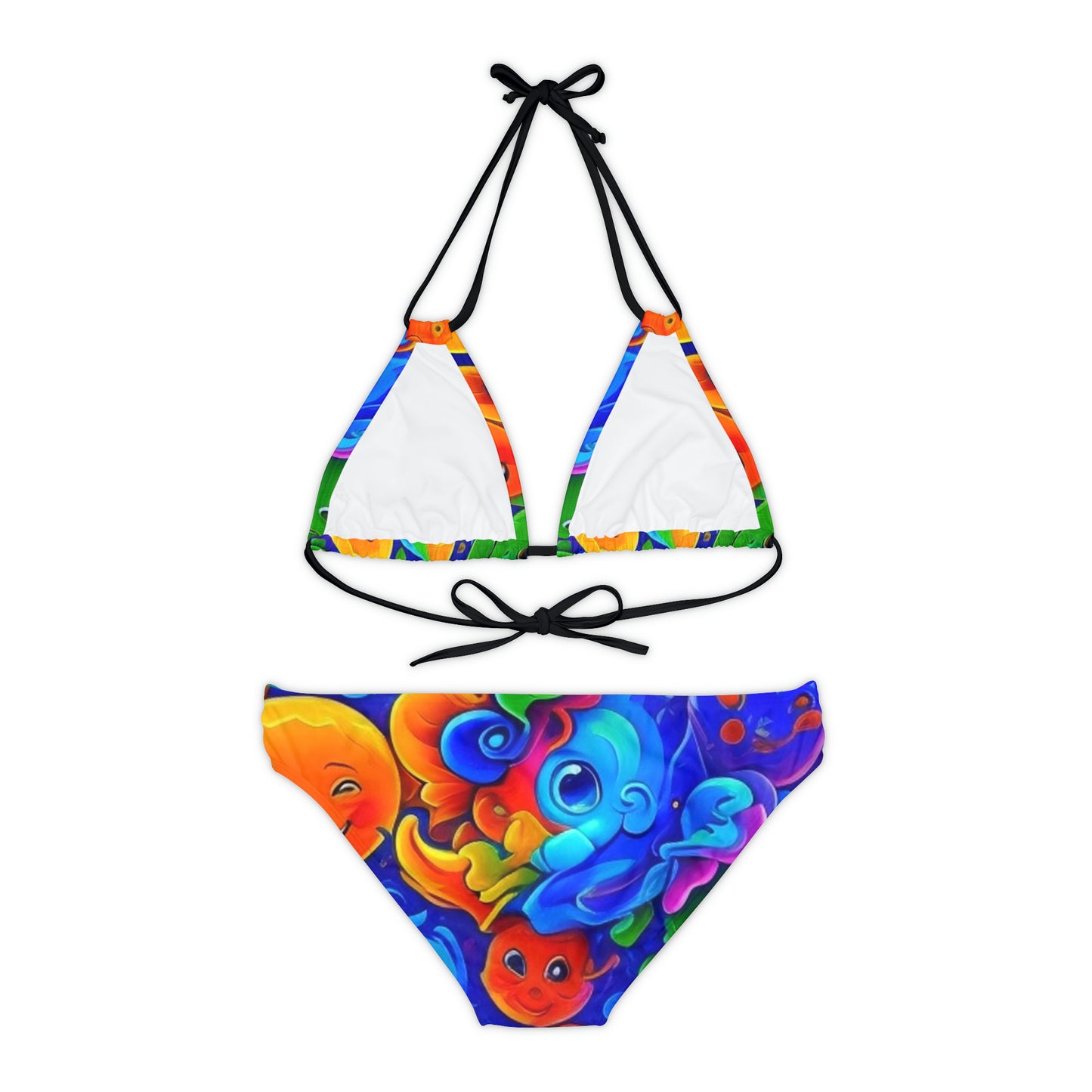 Strappy Bikini Set (AOP)