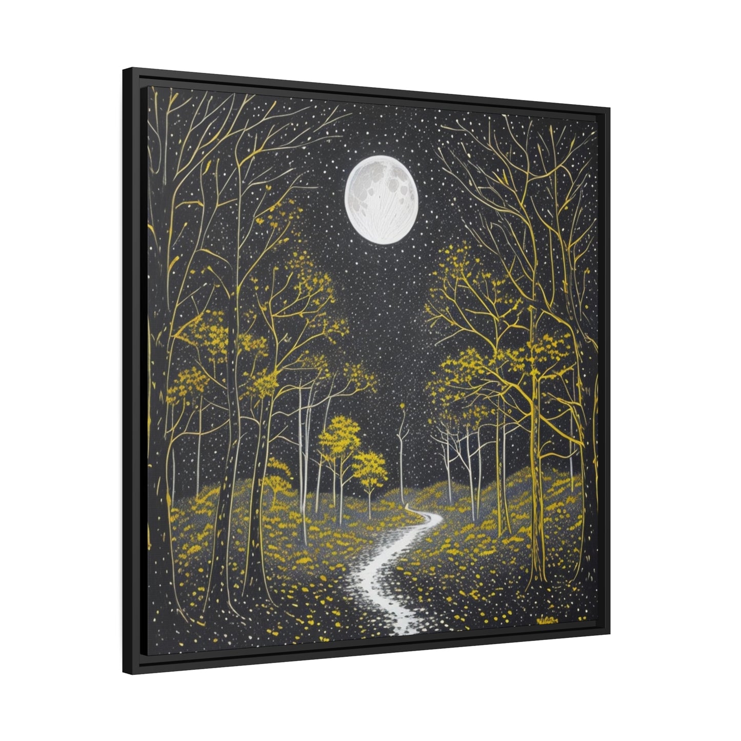 Matte Canvas, Black Frame