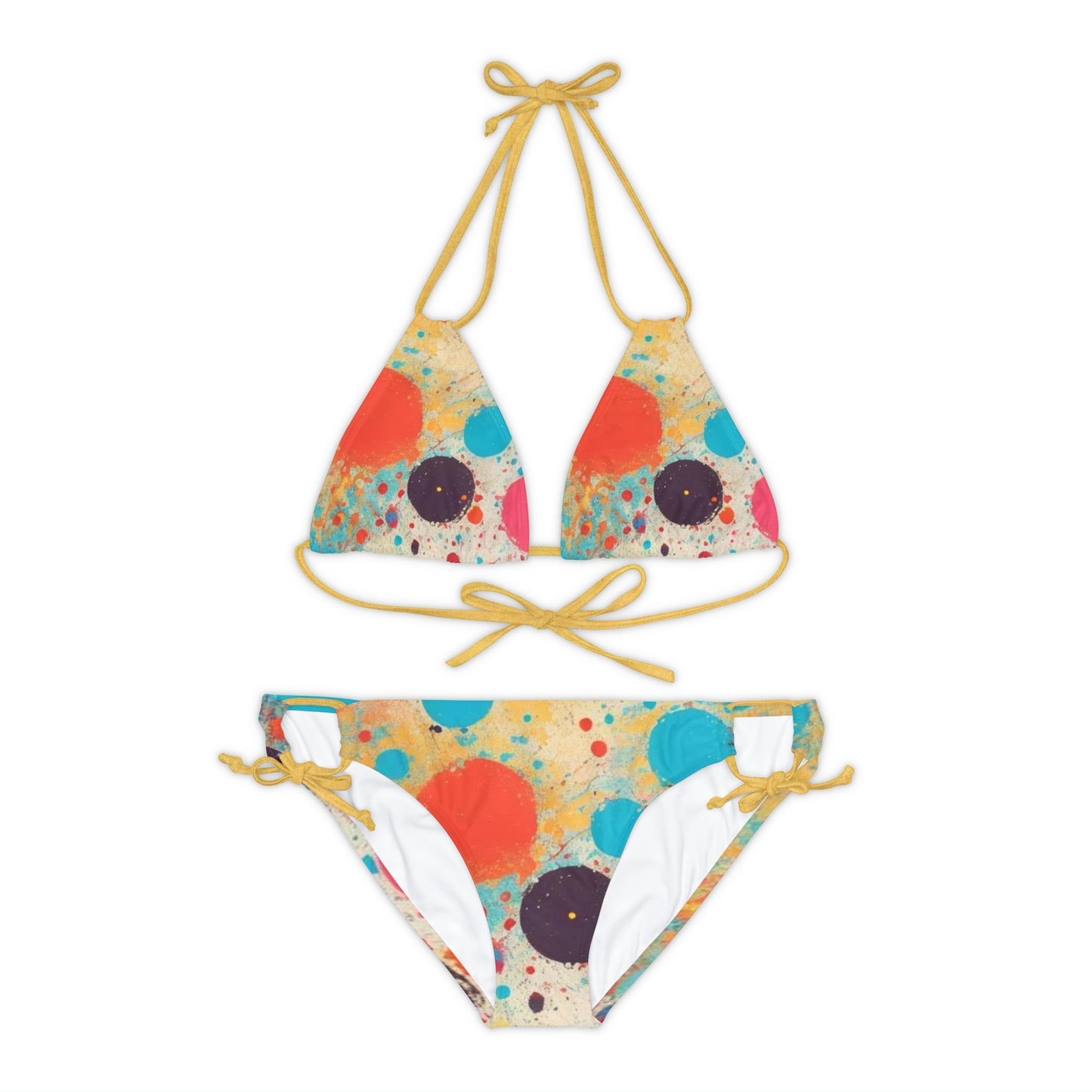 Strappy Bikini Set (AOP)