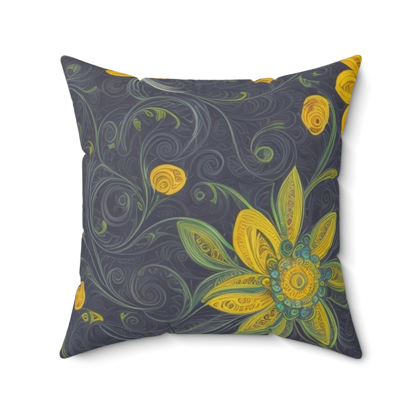 Spun Polyester Square Pillow