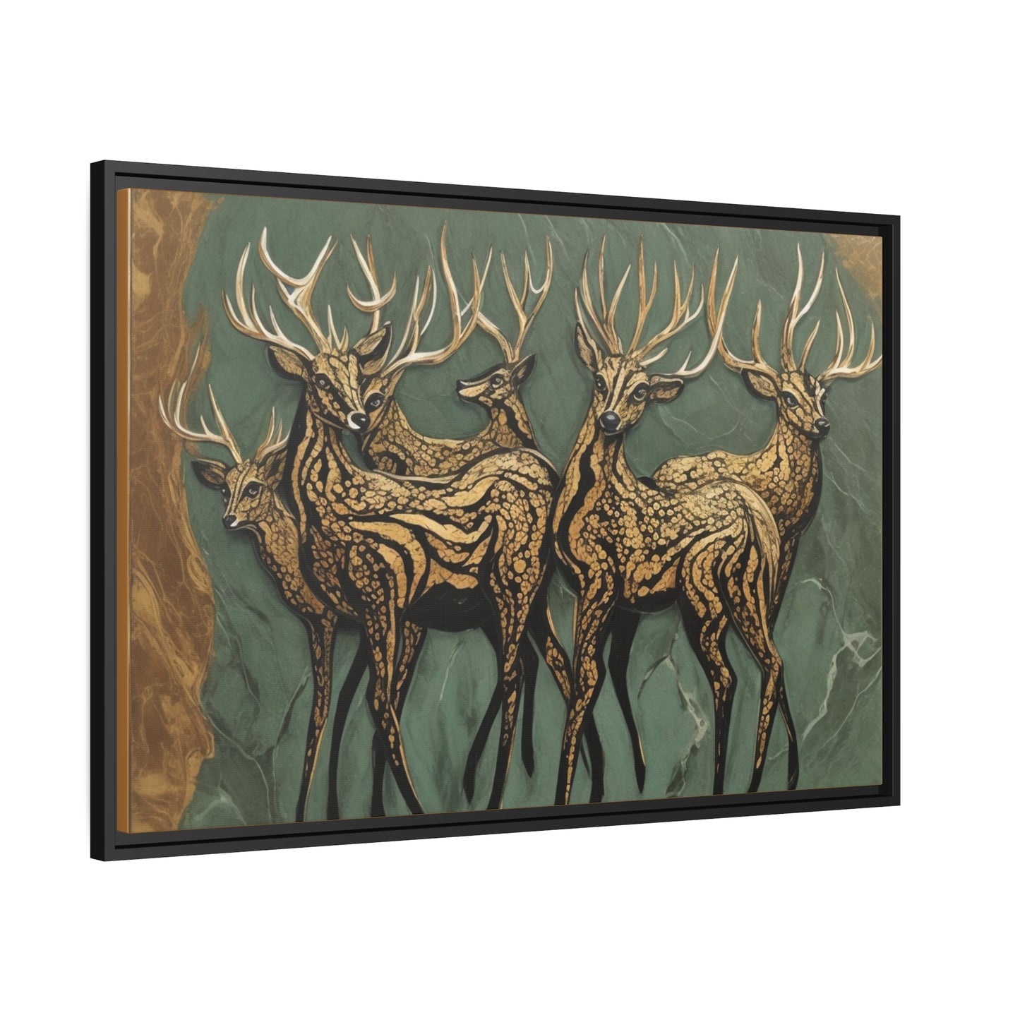 Matte Canvas, Black Frame