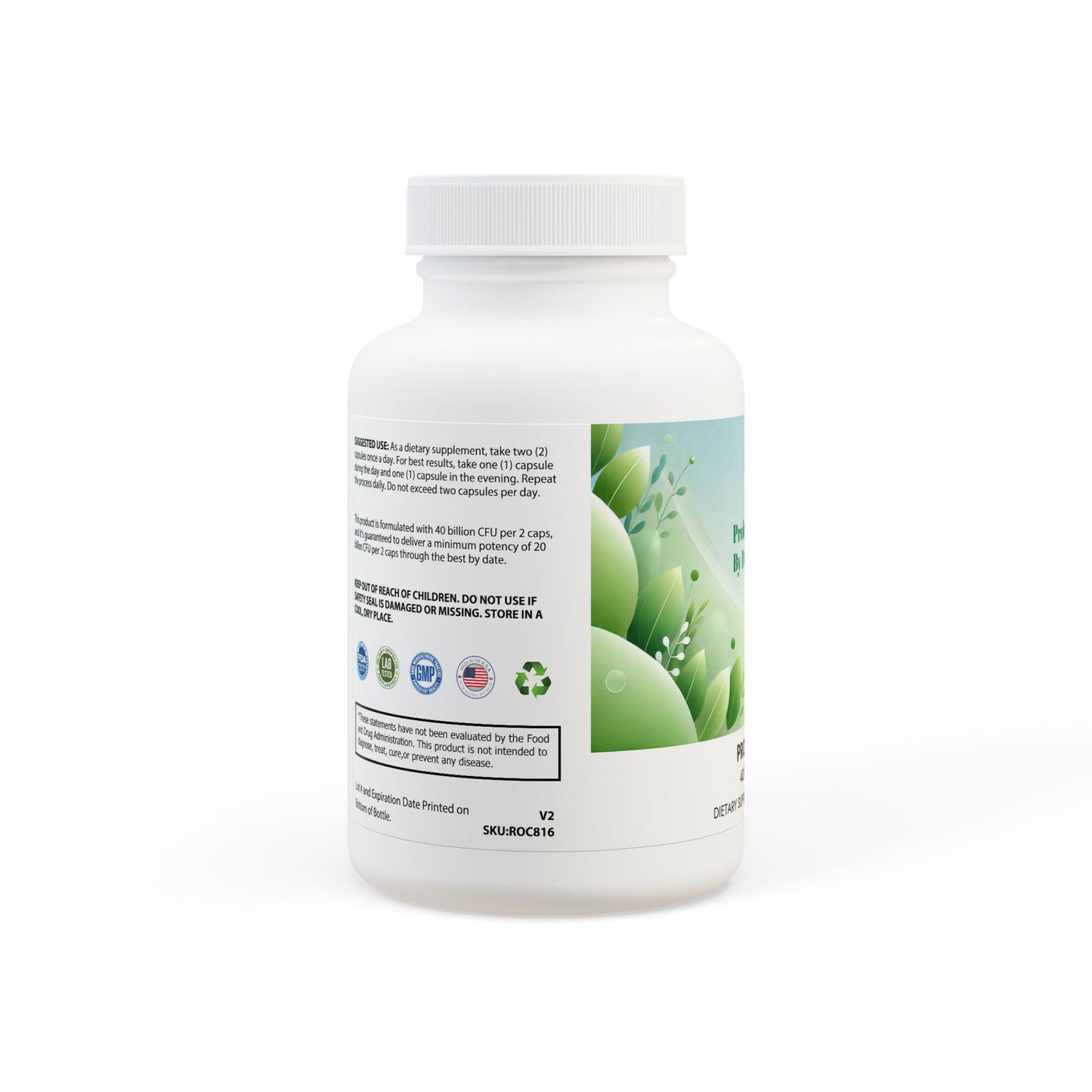 Probiotics Supplement (60 Capsules) By Dr. Asad Ali Syed
