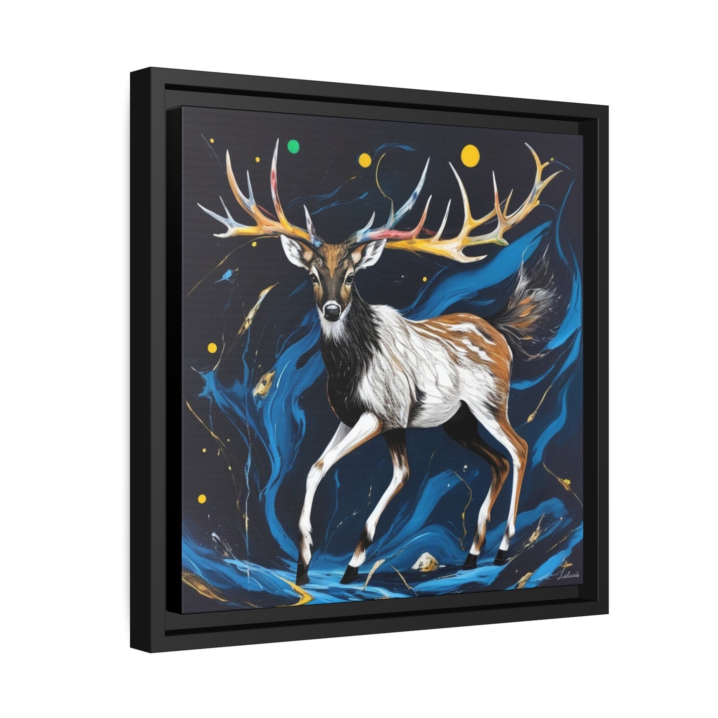 Matte Canvas, Black Frame