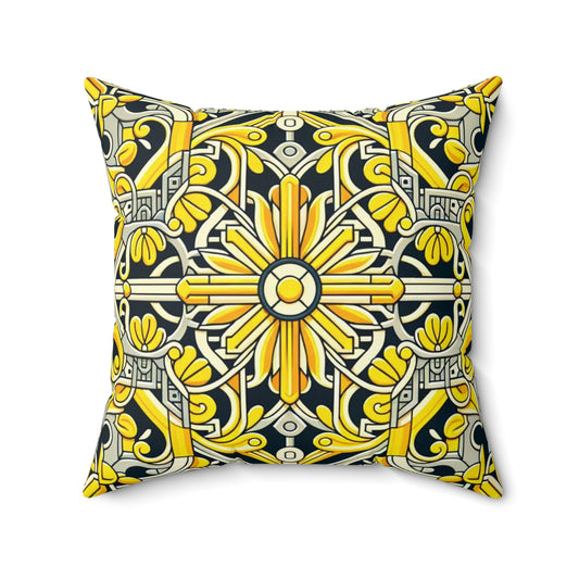 Spun Polyester Square Pillow