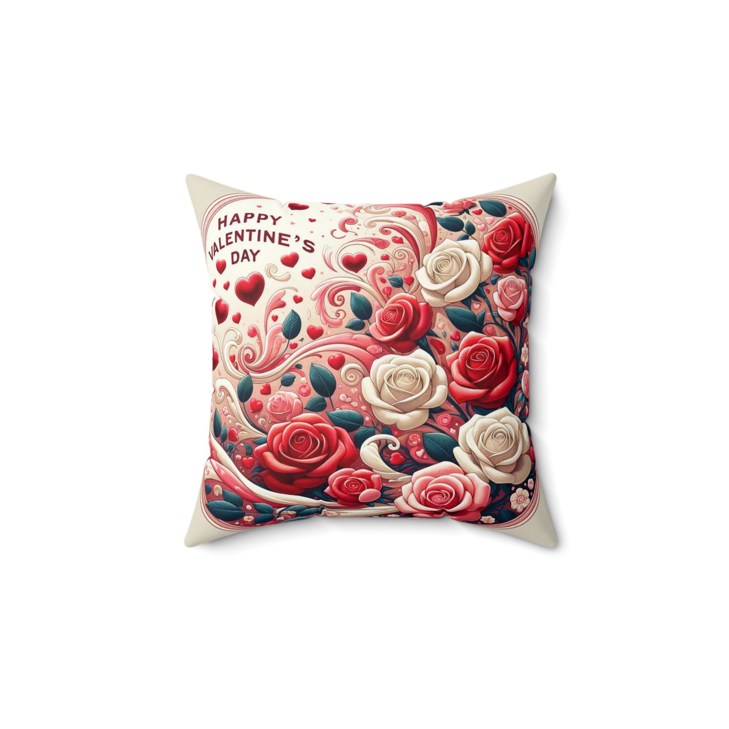 Spun Polyester Square Pillow
