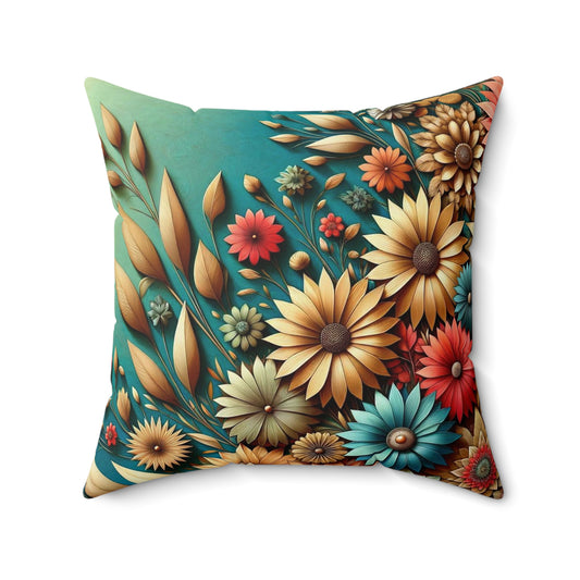Spun Polyester Square Pillow