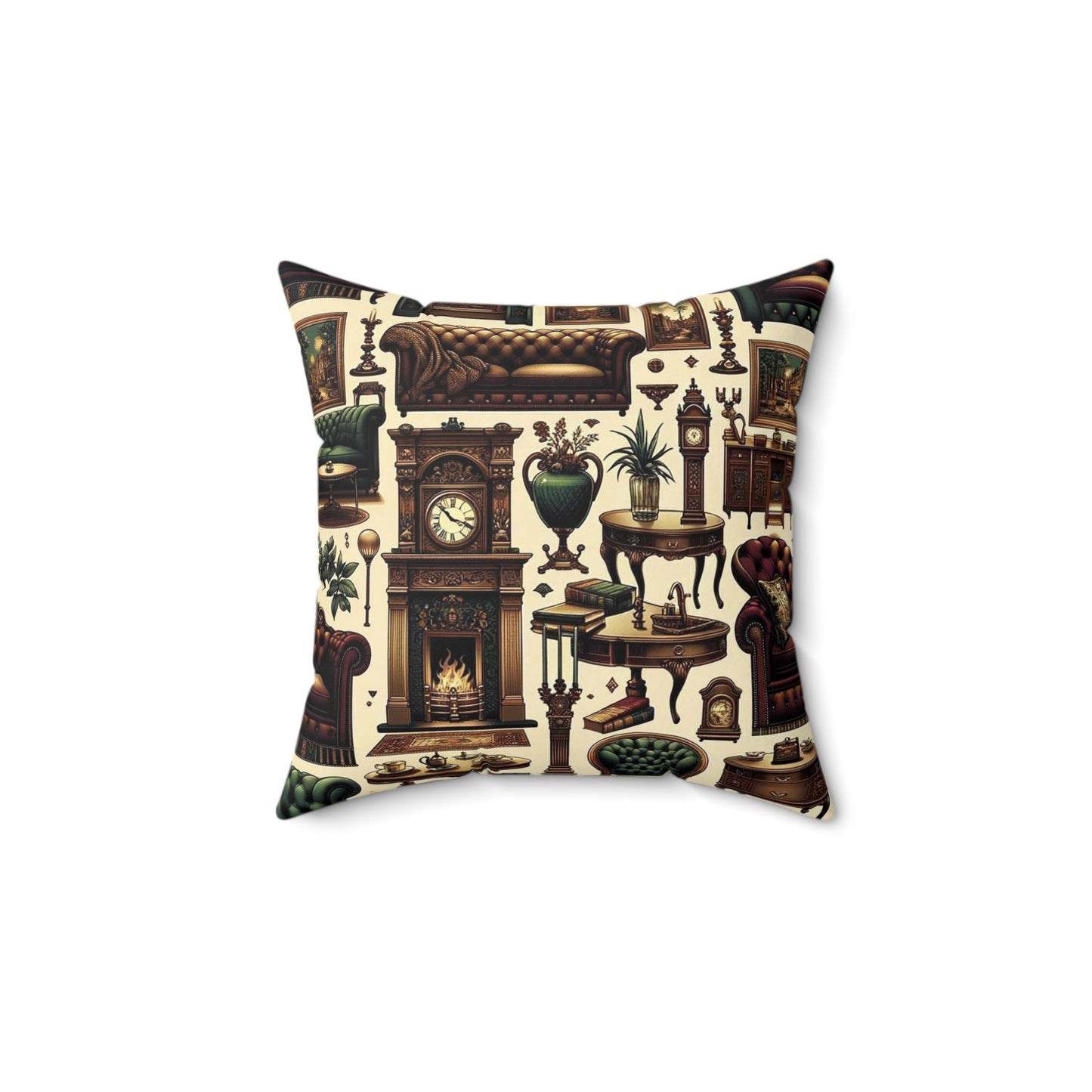 Spun Polyester Square Pillow