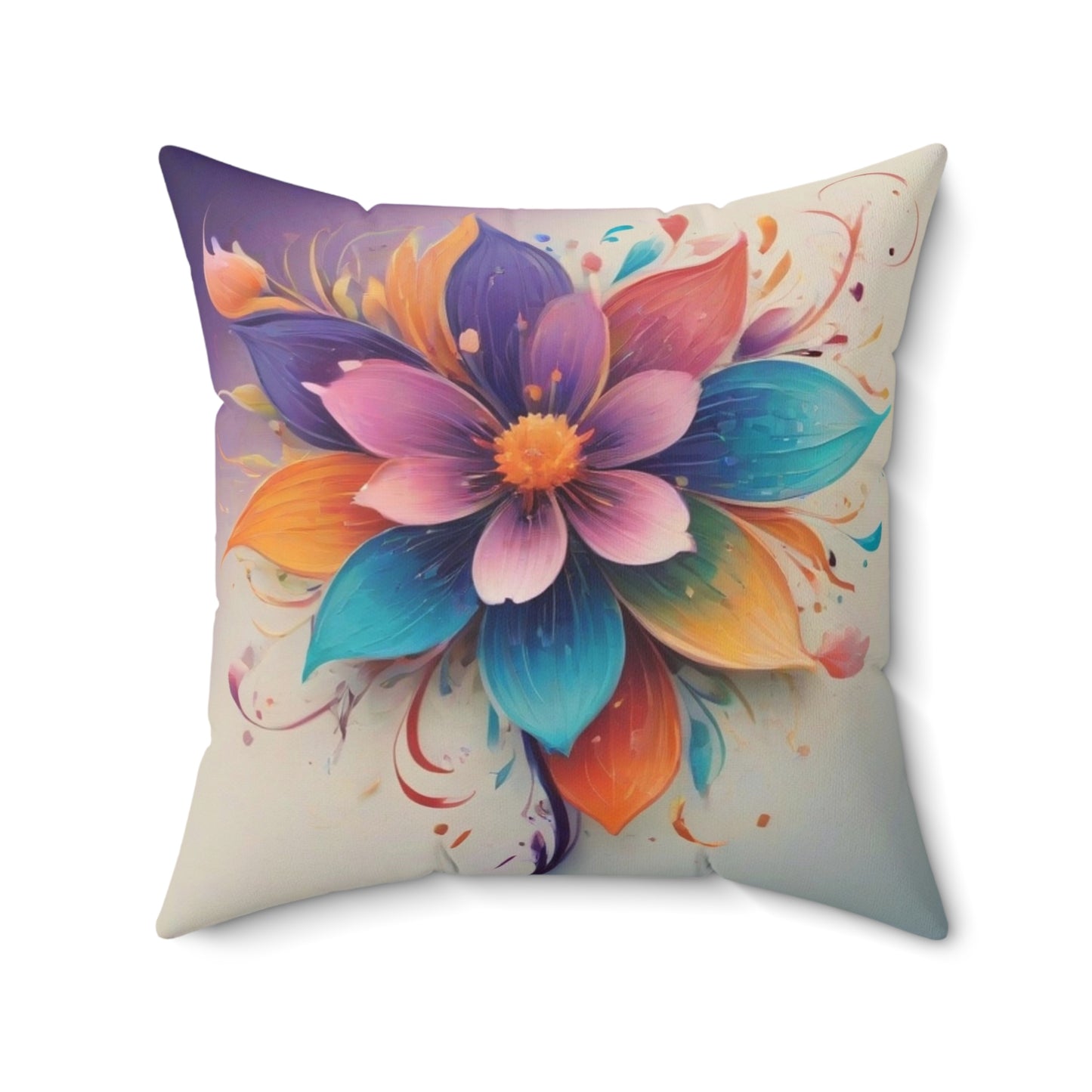 Spun Polyester Square Pillow