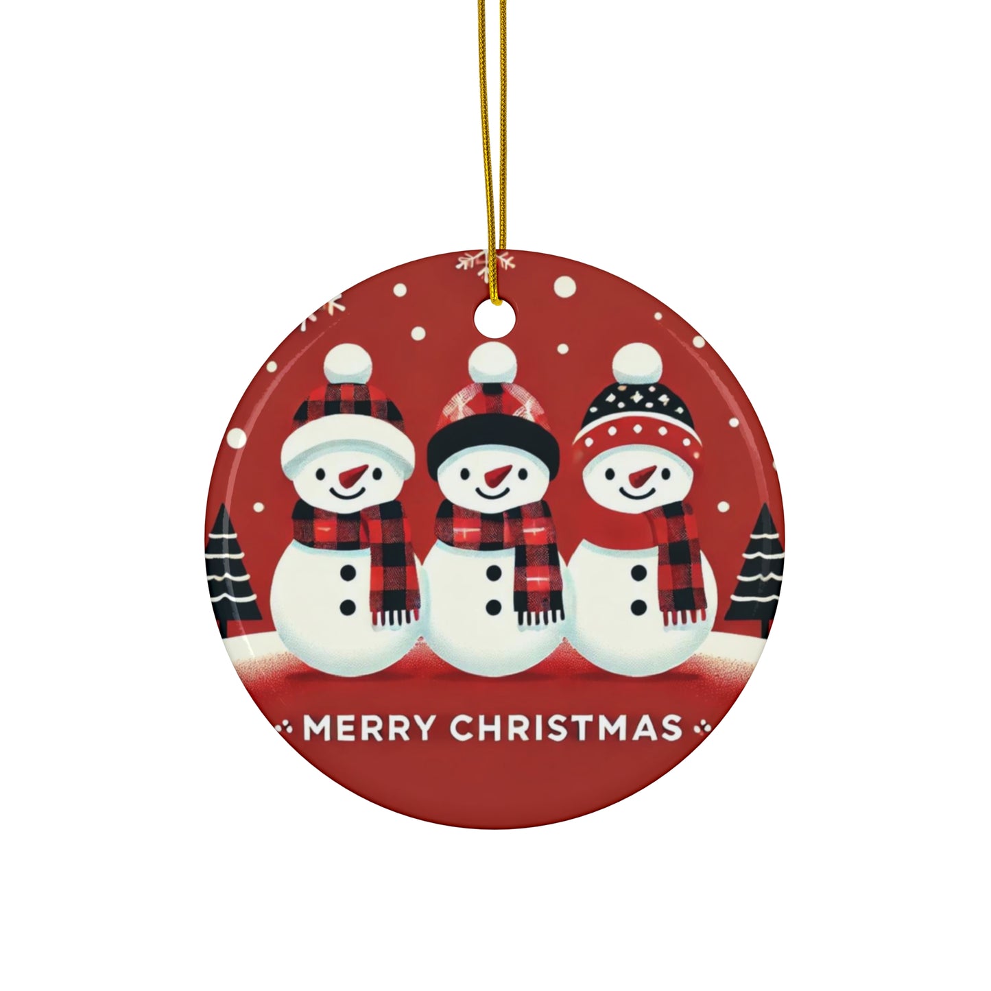 Ceramic Ornament, 4 Shapes