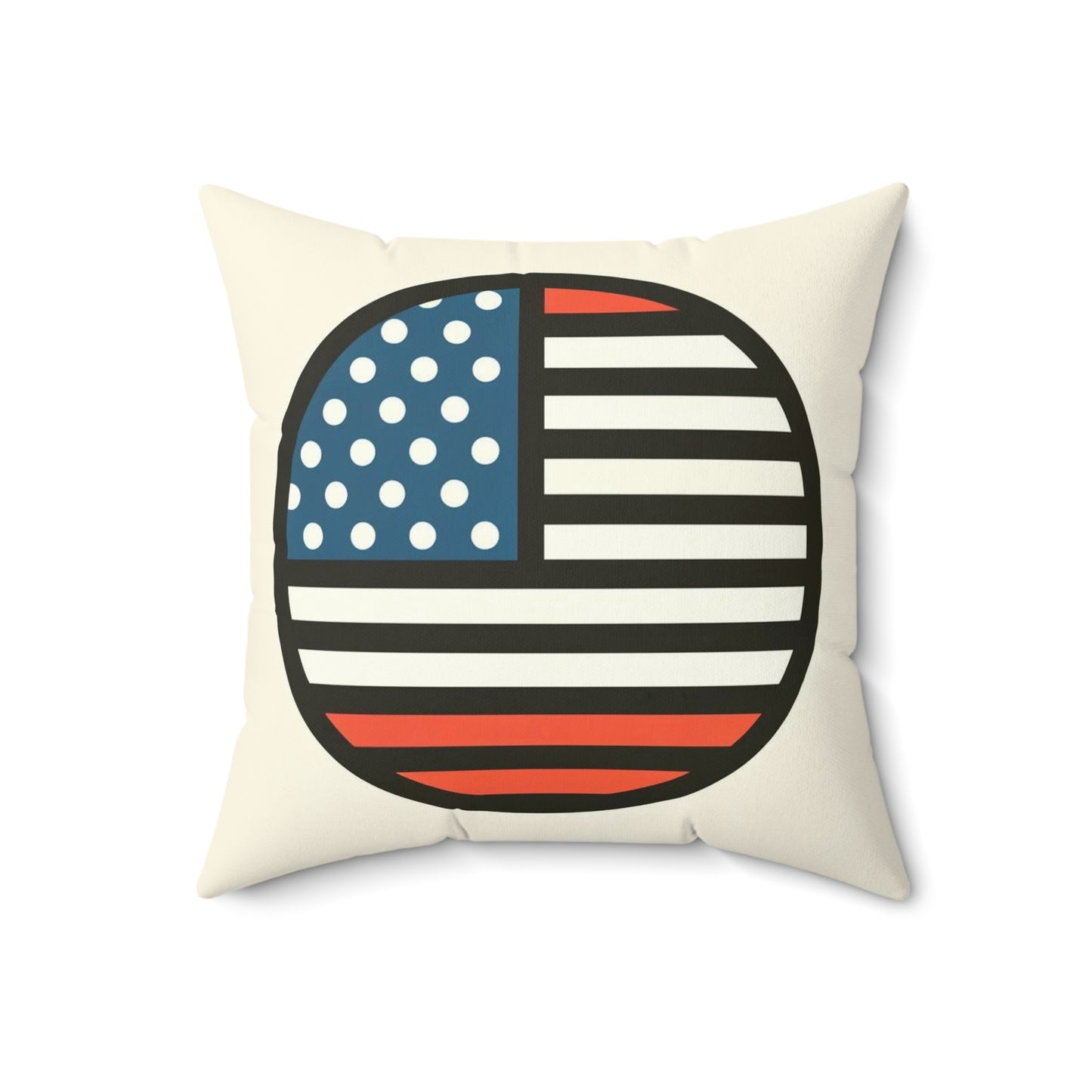 Spun Polyester Square Pillow