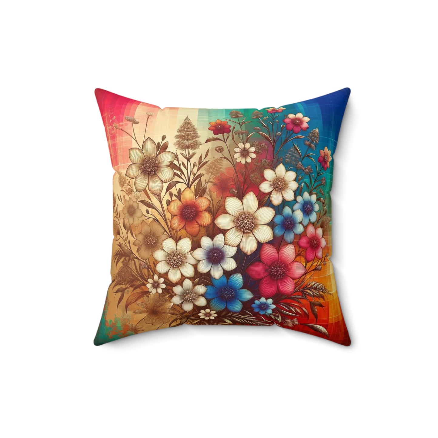 Spun Polyester Square Pillow