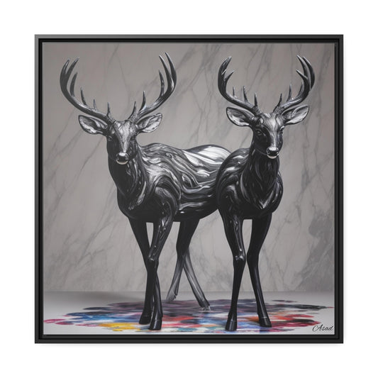 Matte Canvas, Black Frame