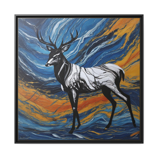 Matte Canvas, Black Frame