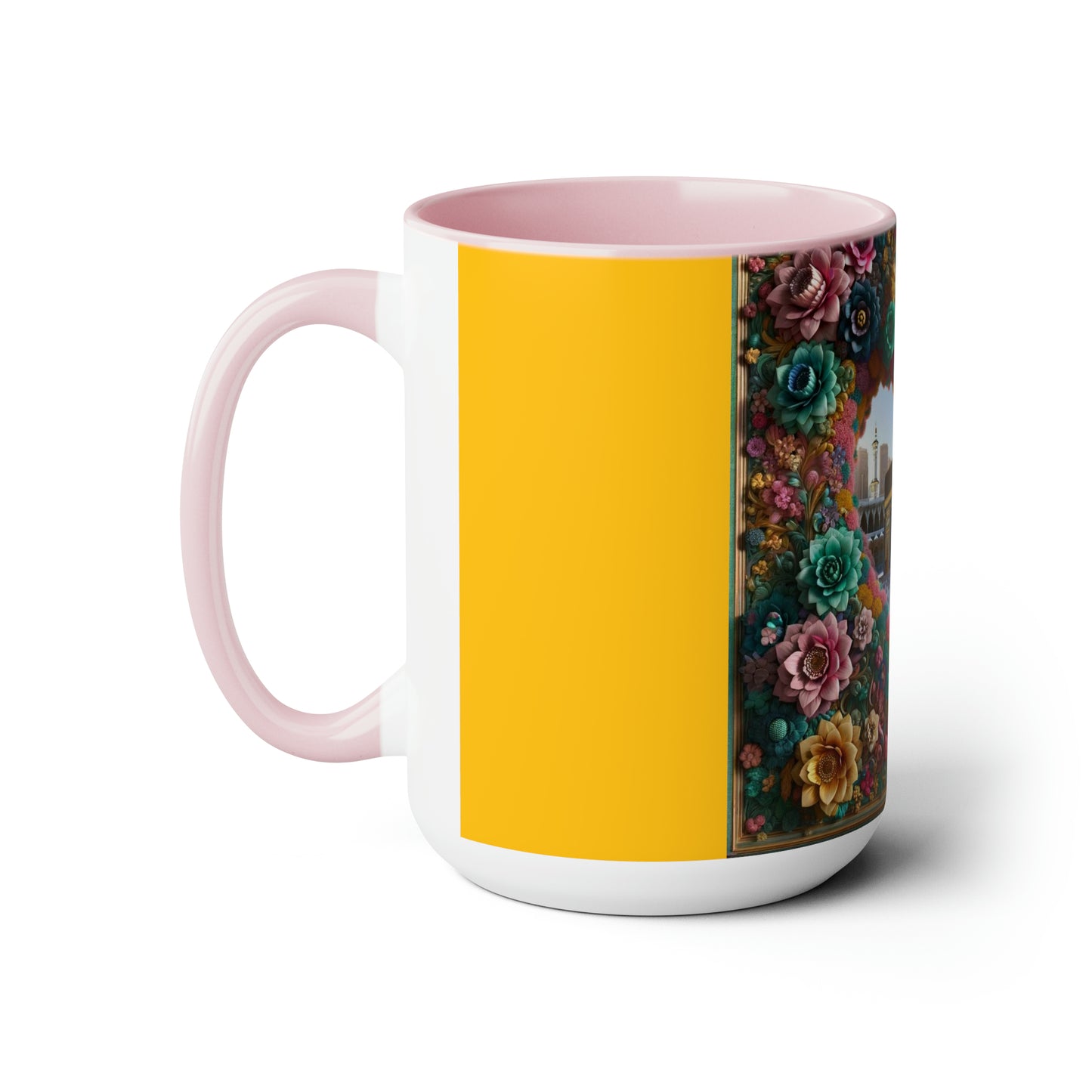 Two-Tone Coffee Mugs, 15oz