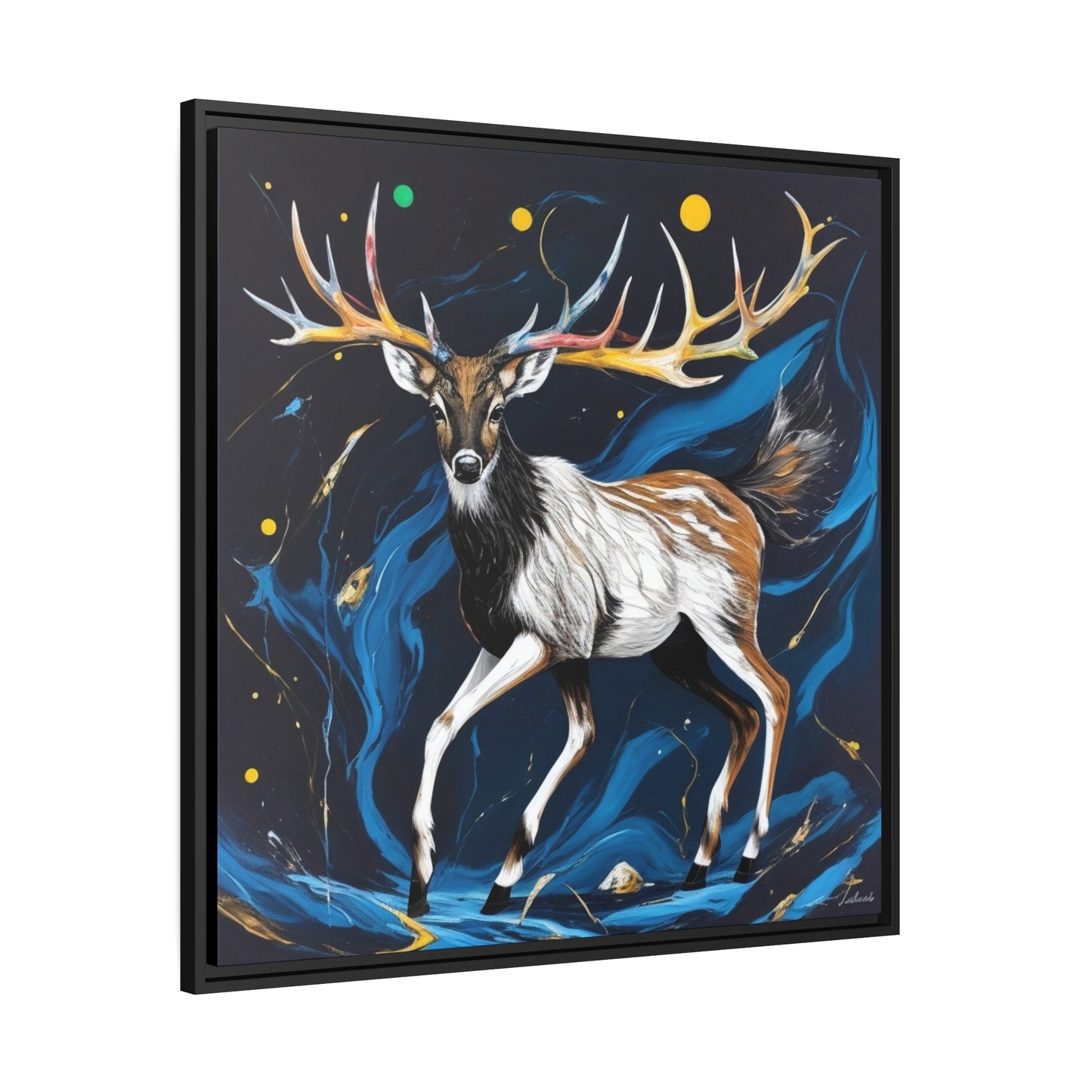 Matte Canvas, Black Frame