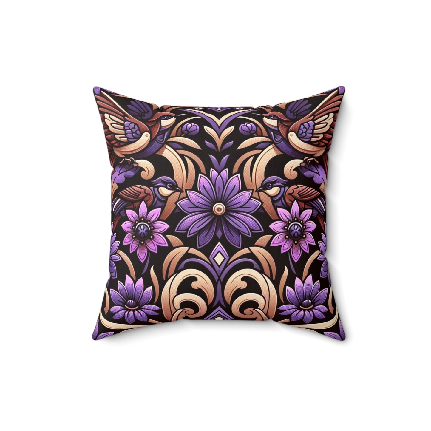 Spun Polyester Square Pillow