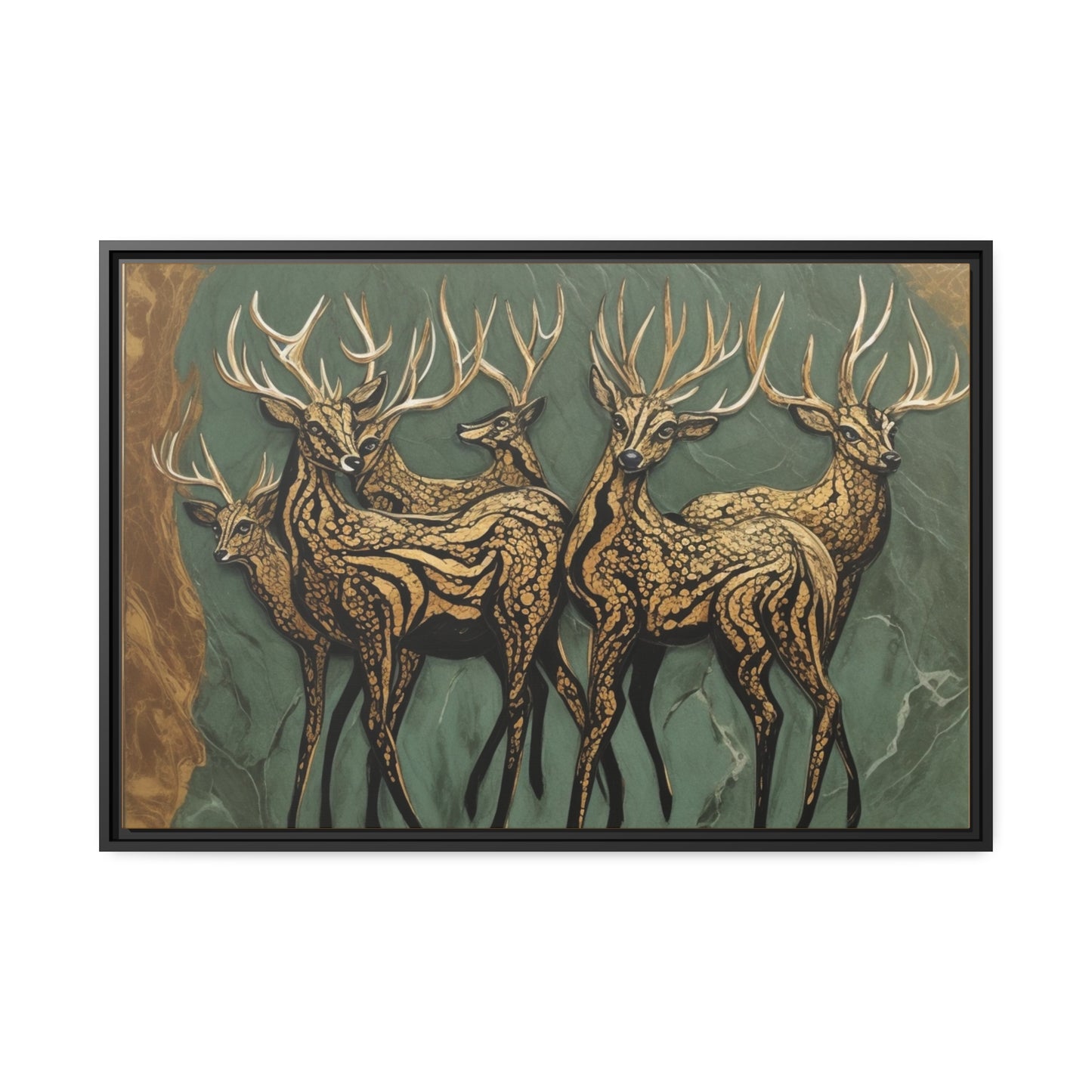 Matte Canvas, Black Frame
