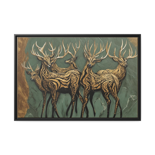 Matte Canvas, Black Frame