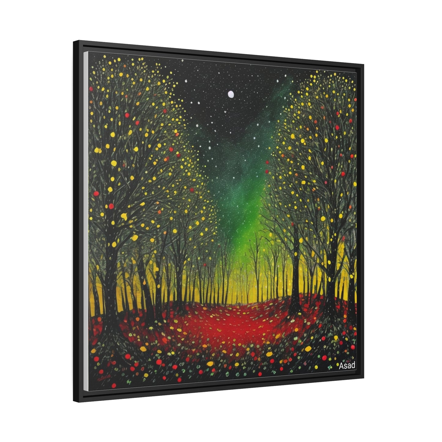 Matte Canvas, Black Frame