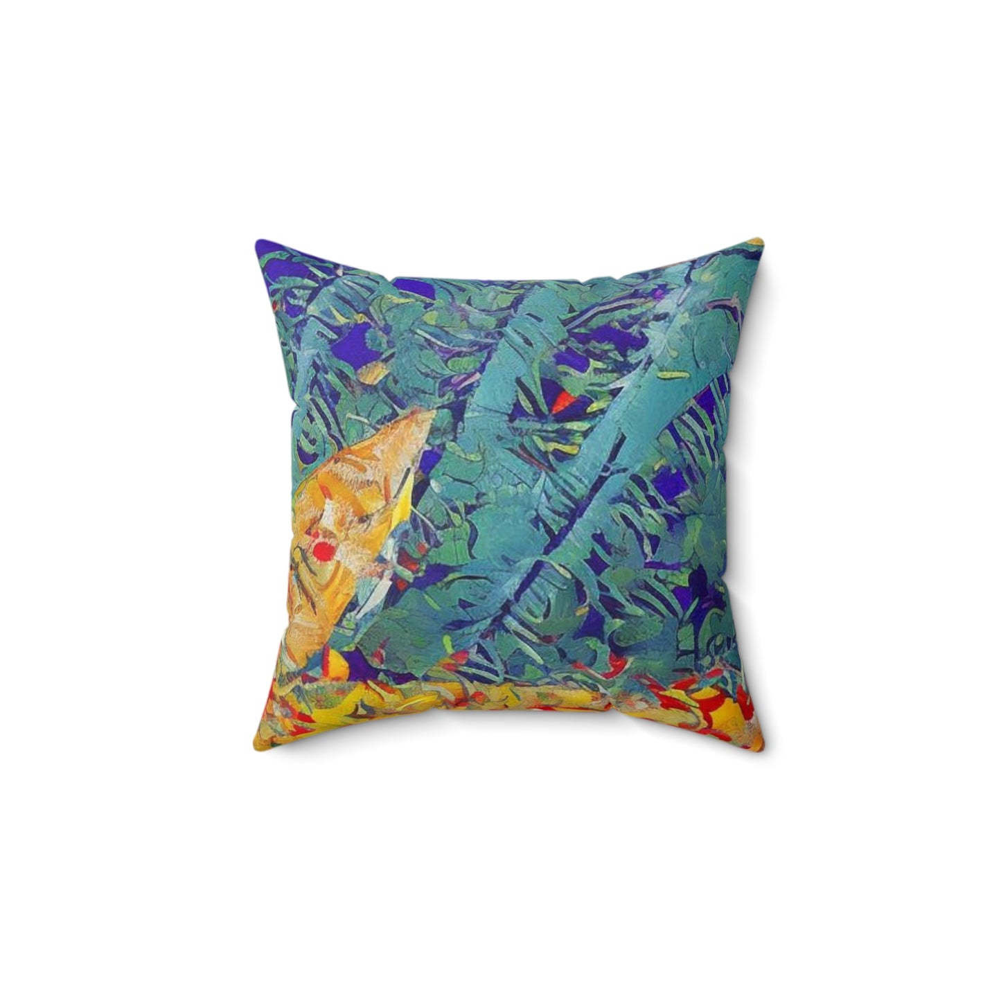Spun Polyester Square Pillow