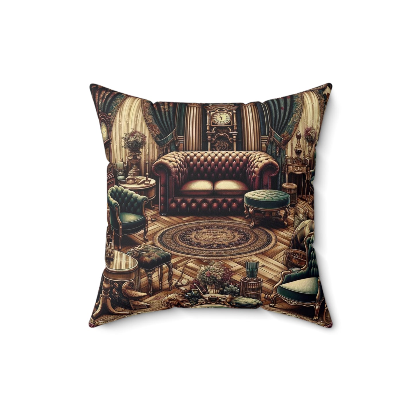 Spun Polyester Square Pillow