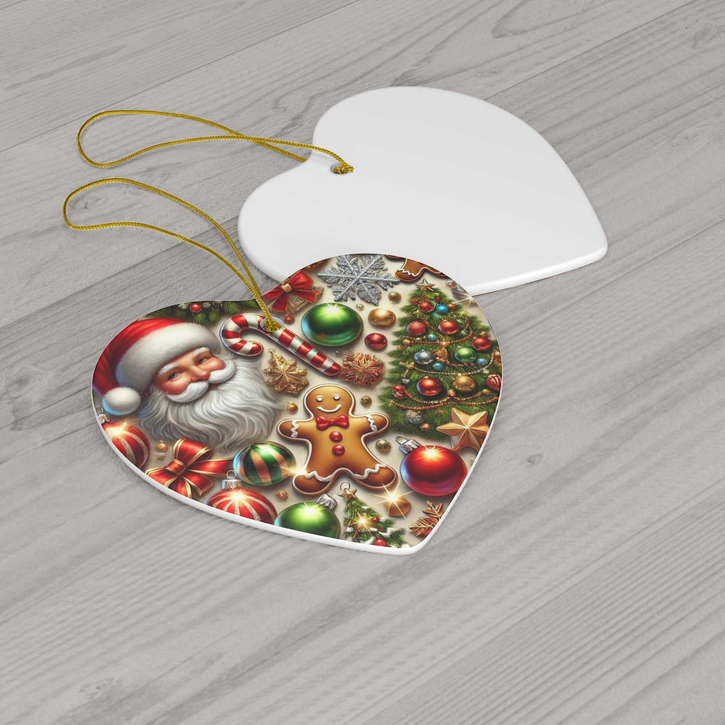 Ceramic Ornament, 4 Shapes