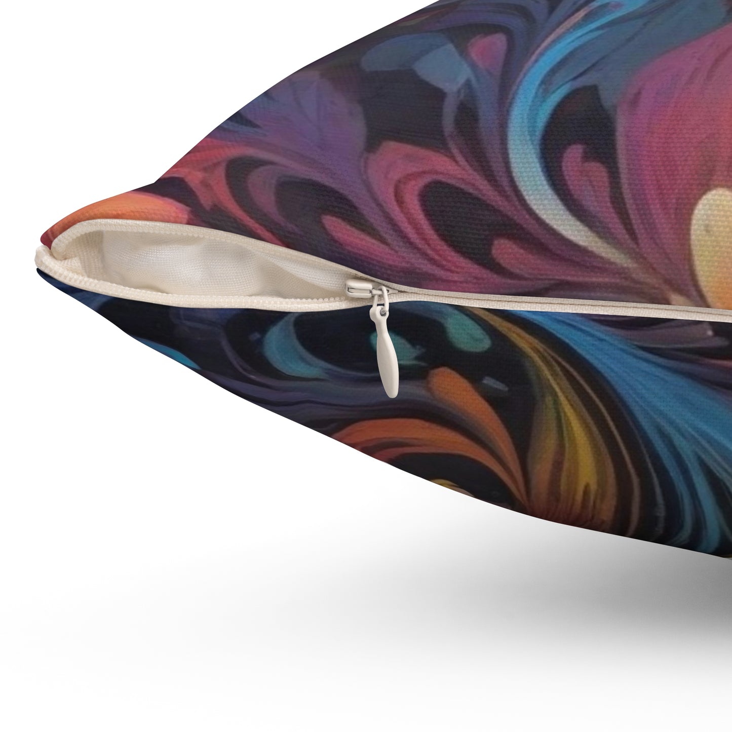 Spun Polyester Square Pillow
