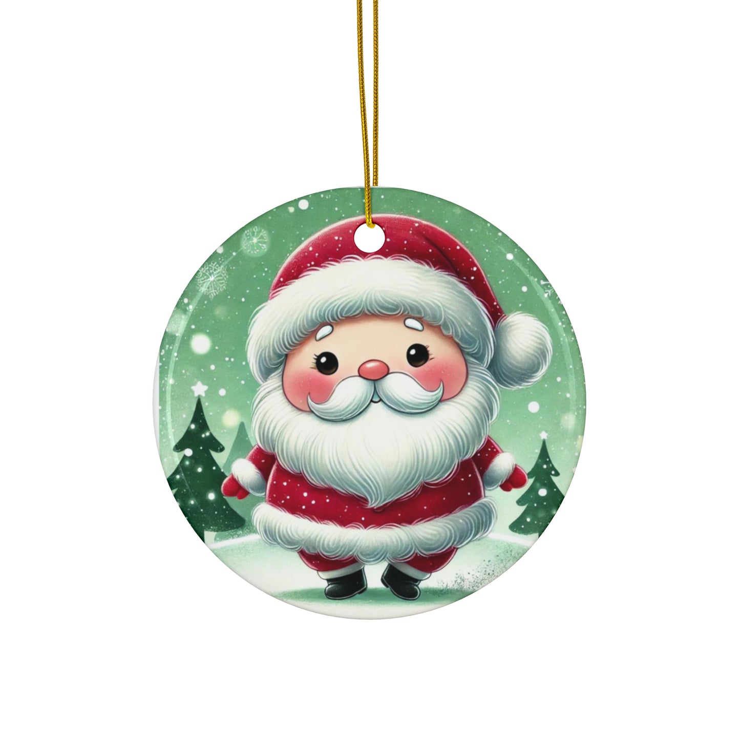 Ceramic Ornament, 4 Shapes