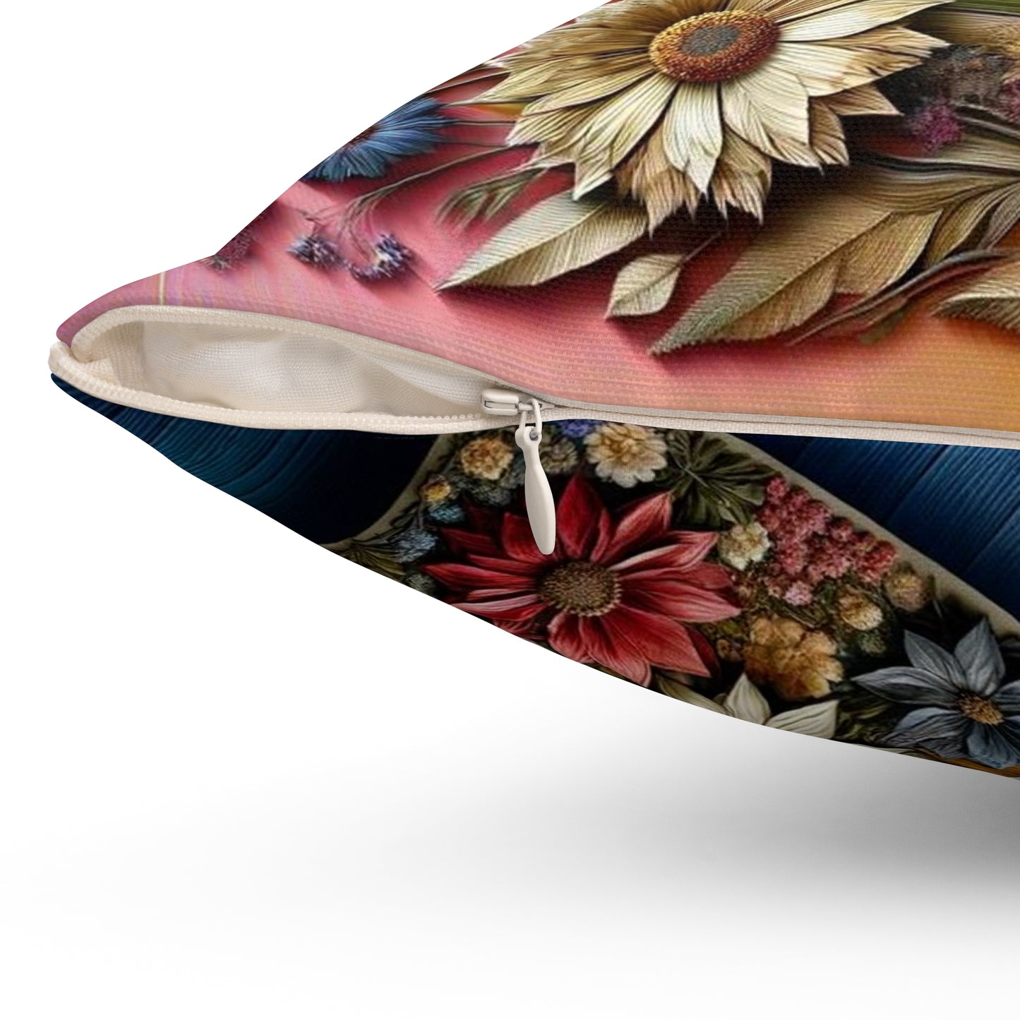 Spun Polyester Square Pillow