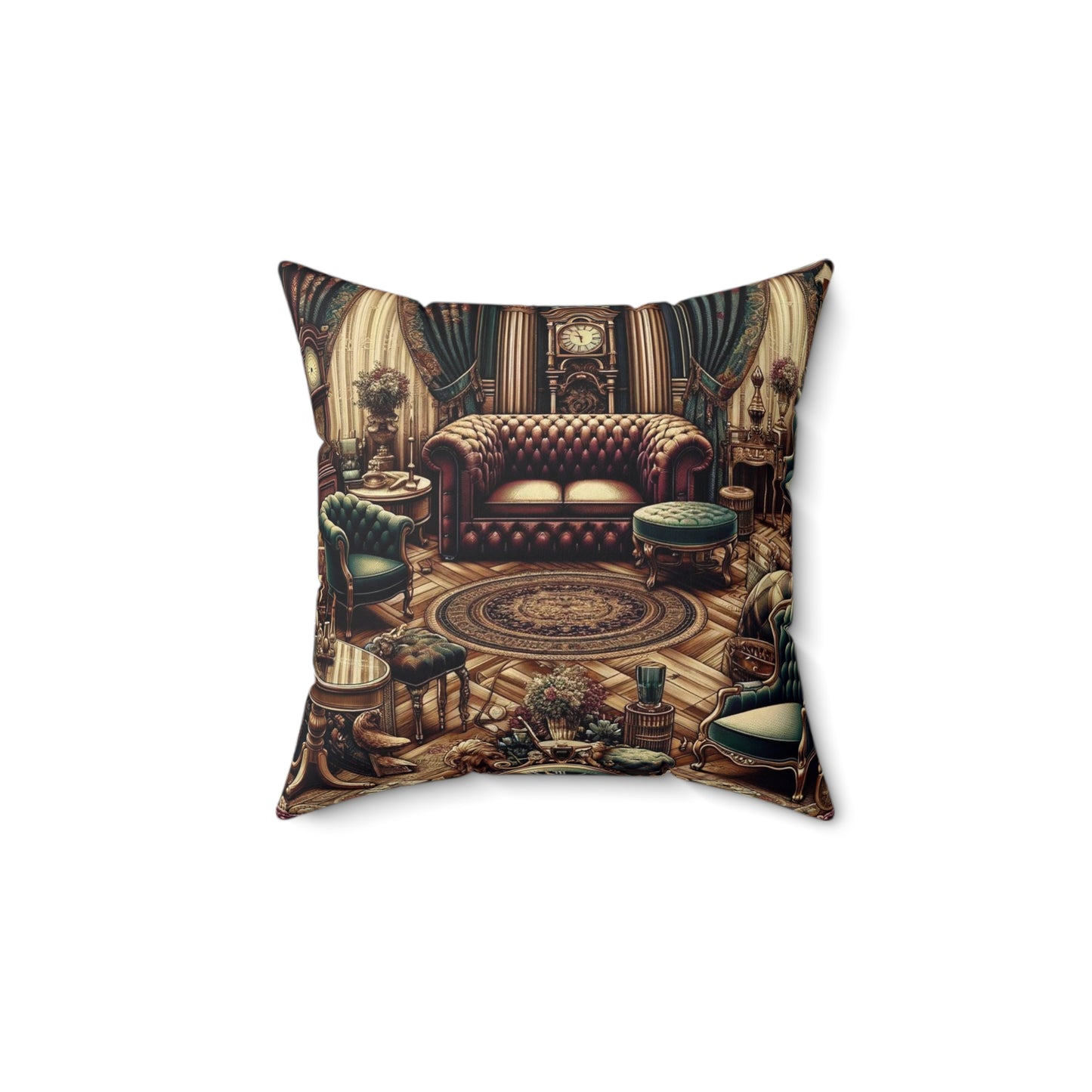 Spun Polyester Square Pillow