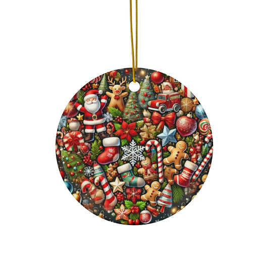 Ceramic Ornament, 4 Shapes