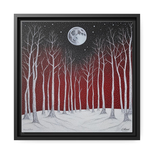 Matte Canvas, Black Frame