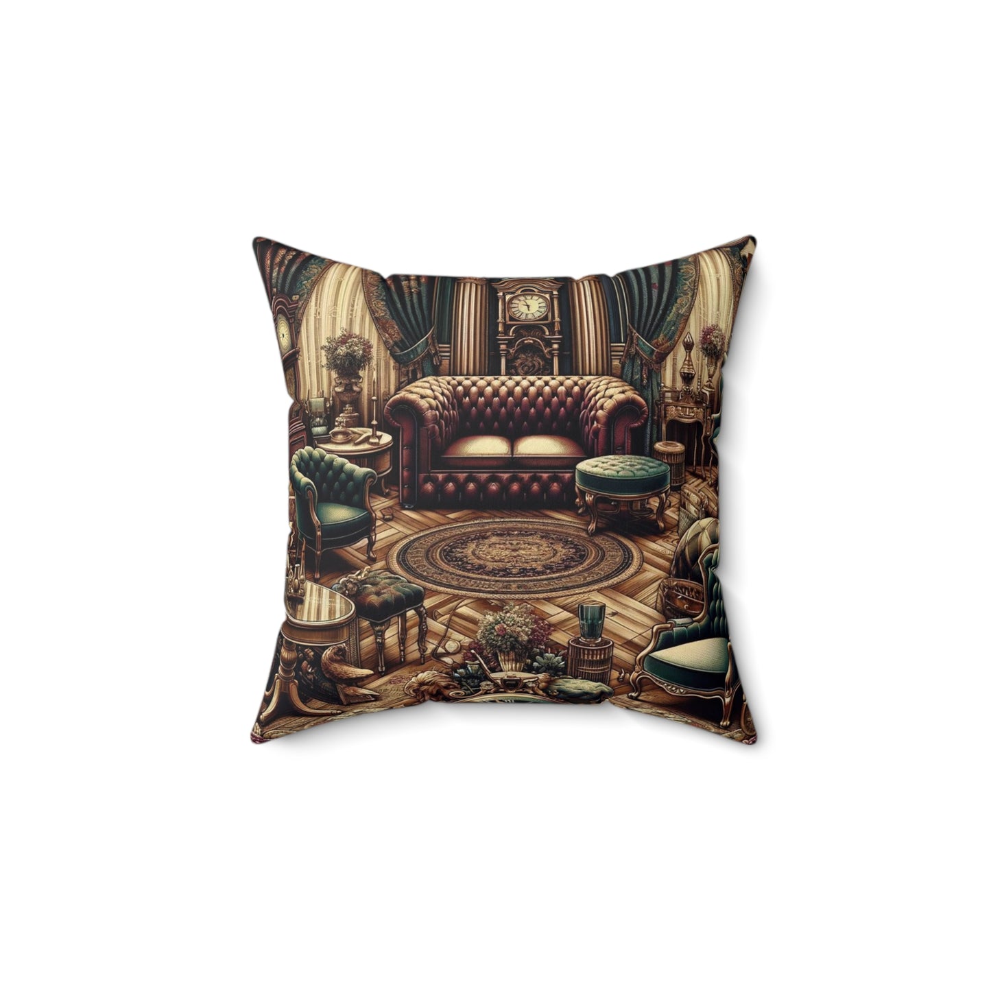 Spun Polyester Square Pillow