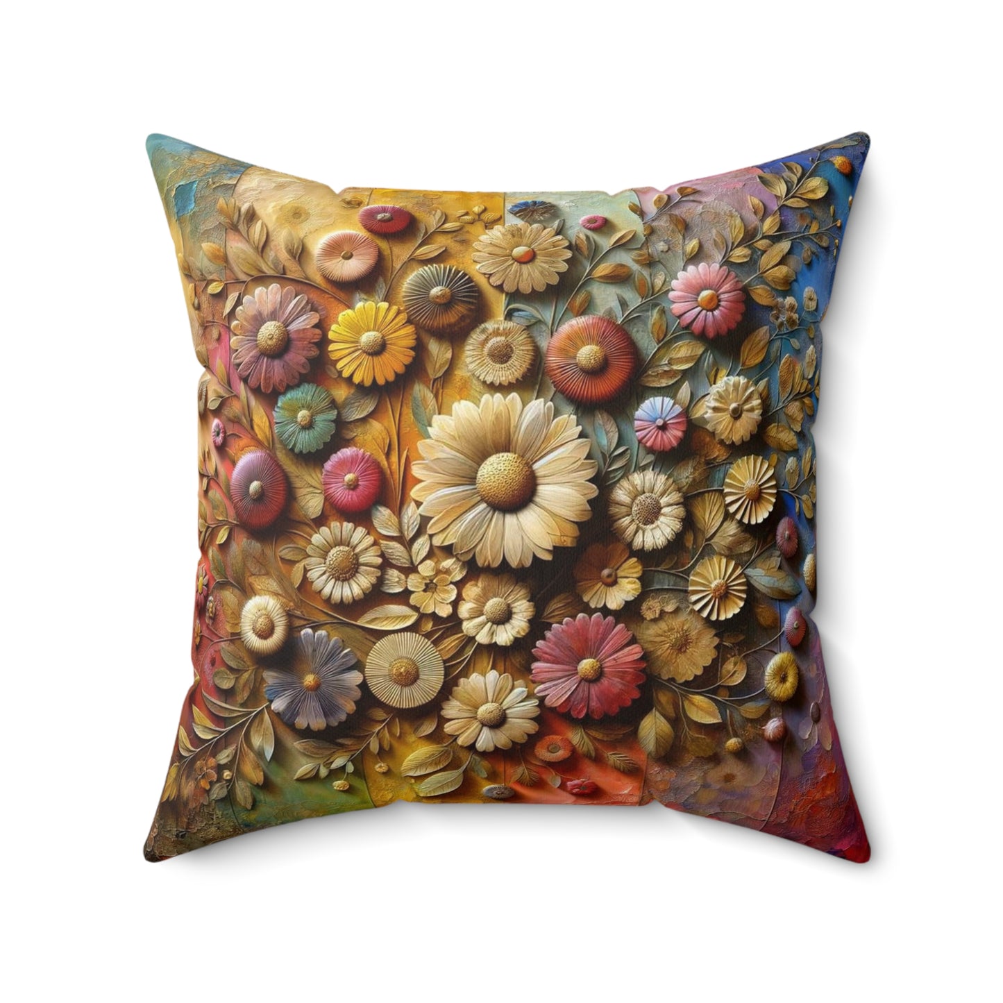 Spun Polyester Square Pillow