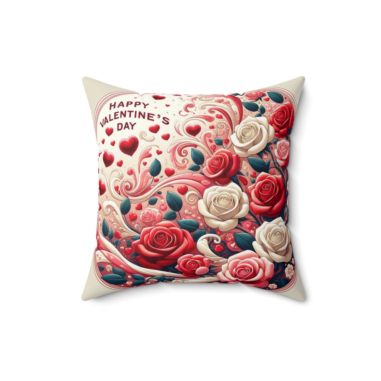 Spun Polyester Square Pillow