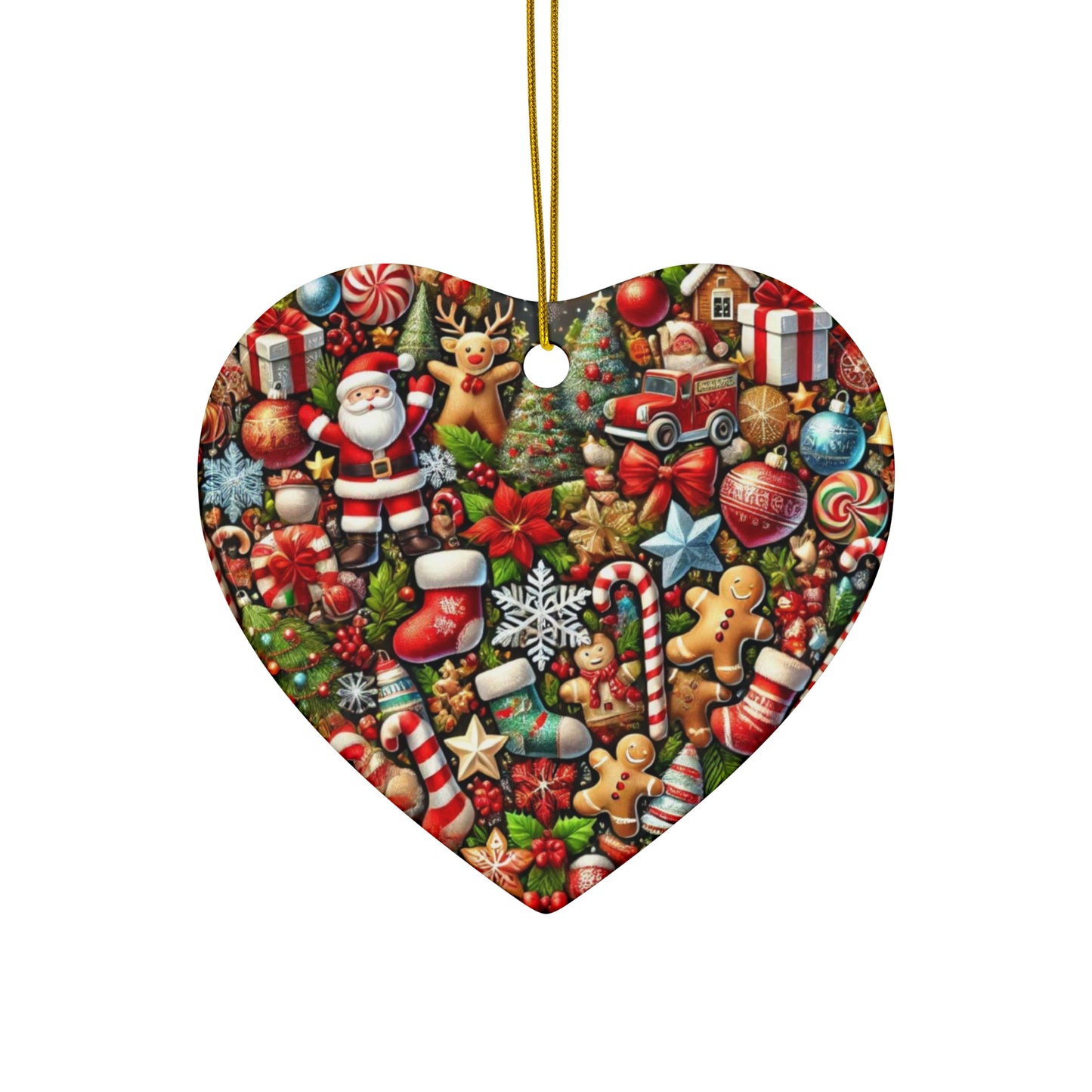 Ceramic Ornament, 4 Shapes