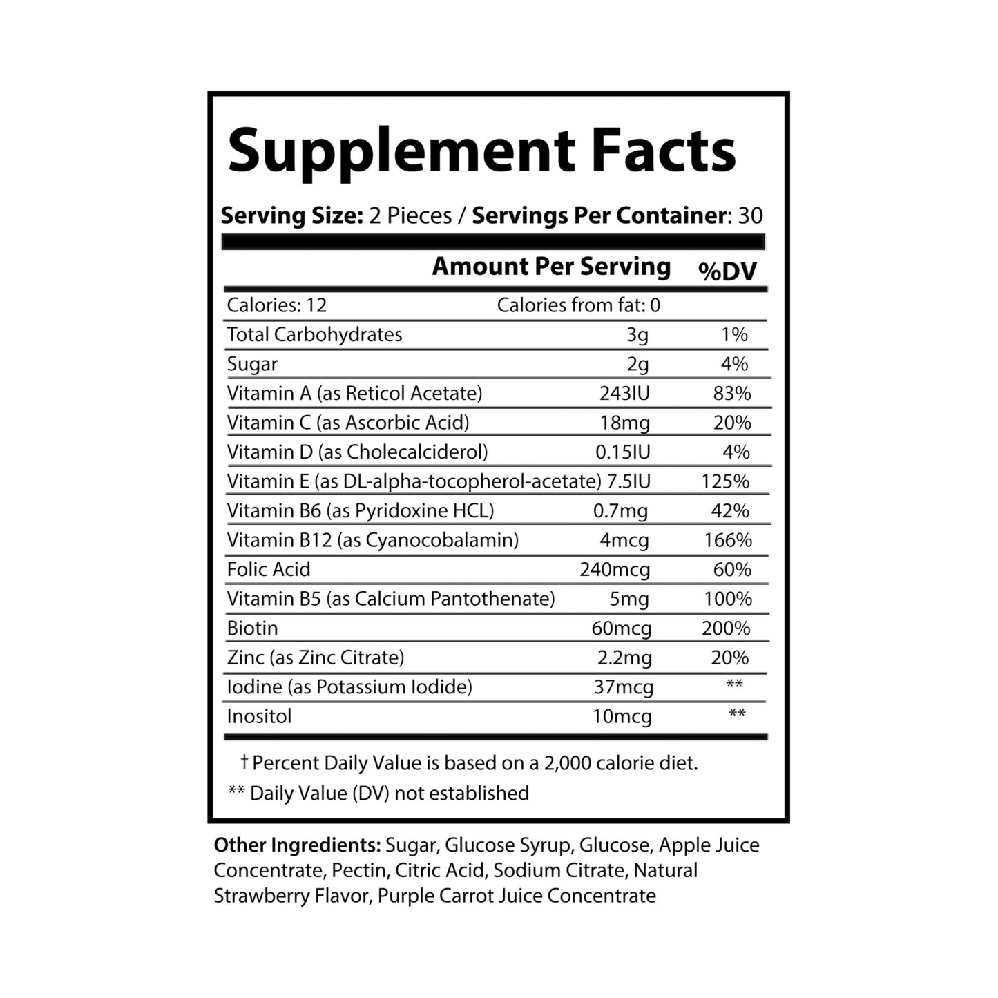 Multivitamin Gummies for Adults (60 Gummies) By Dr. Asad Ali Syed