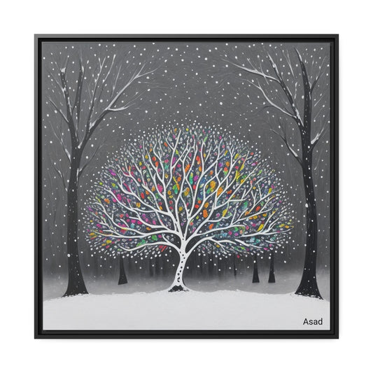 Matte Canvas, Black Frame