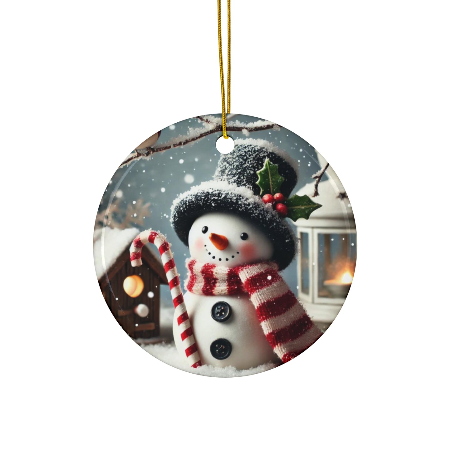 Ceramic Ornament, 4 Shapes