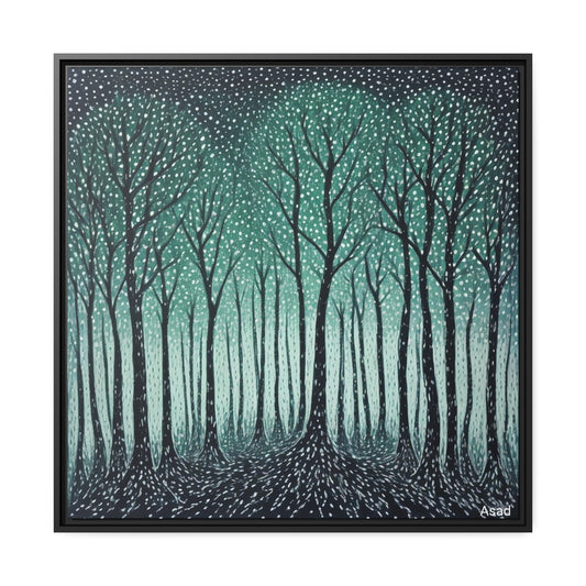Matte Canvas, Black Frame