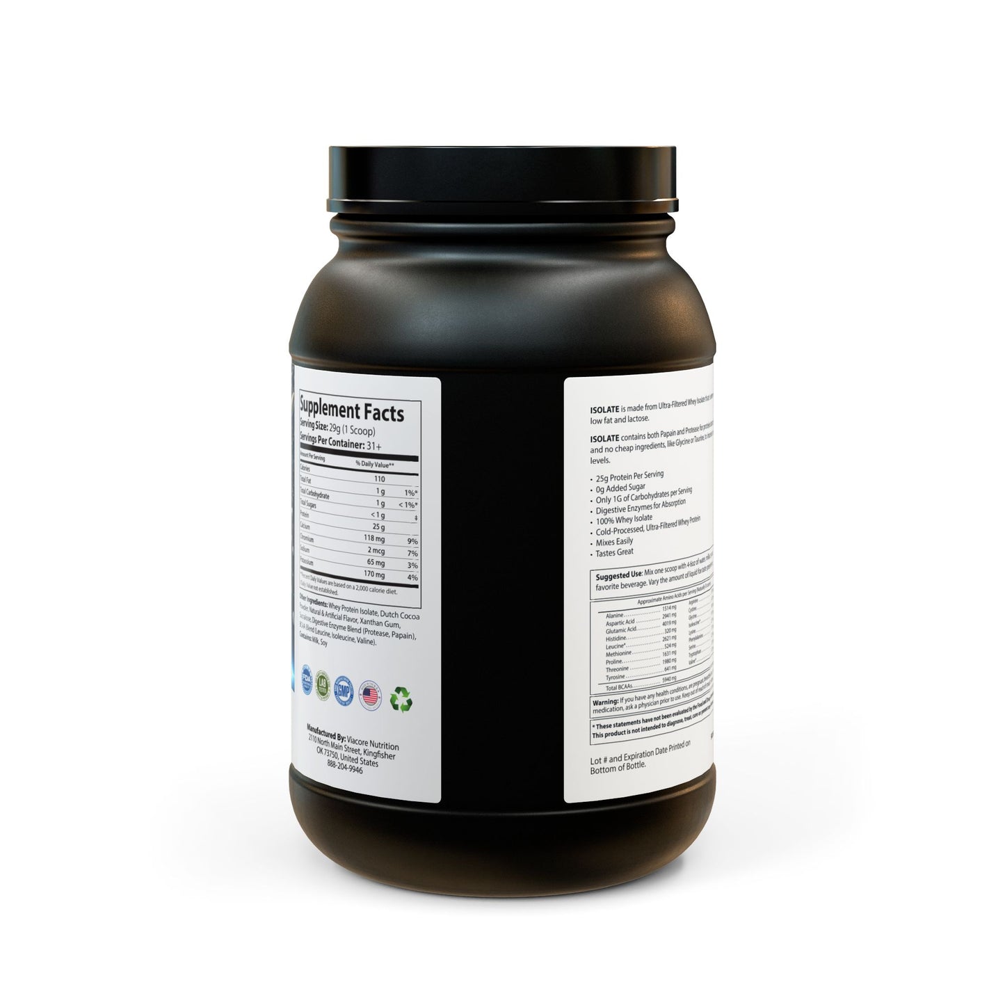 Whey Isolate Protein Supplement (907g, 2lb) By Dr. Asad Ali Syed