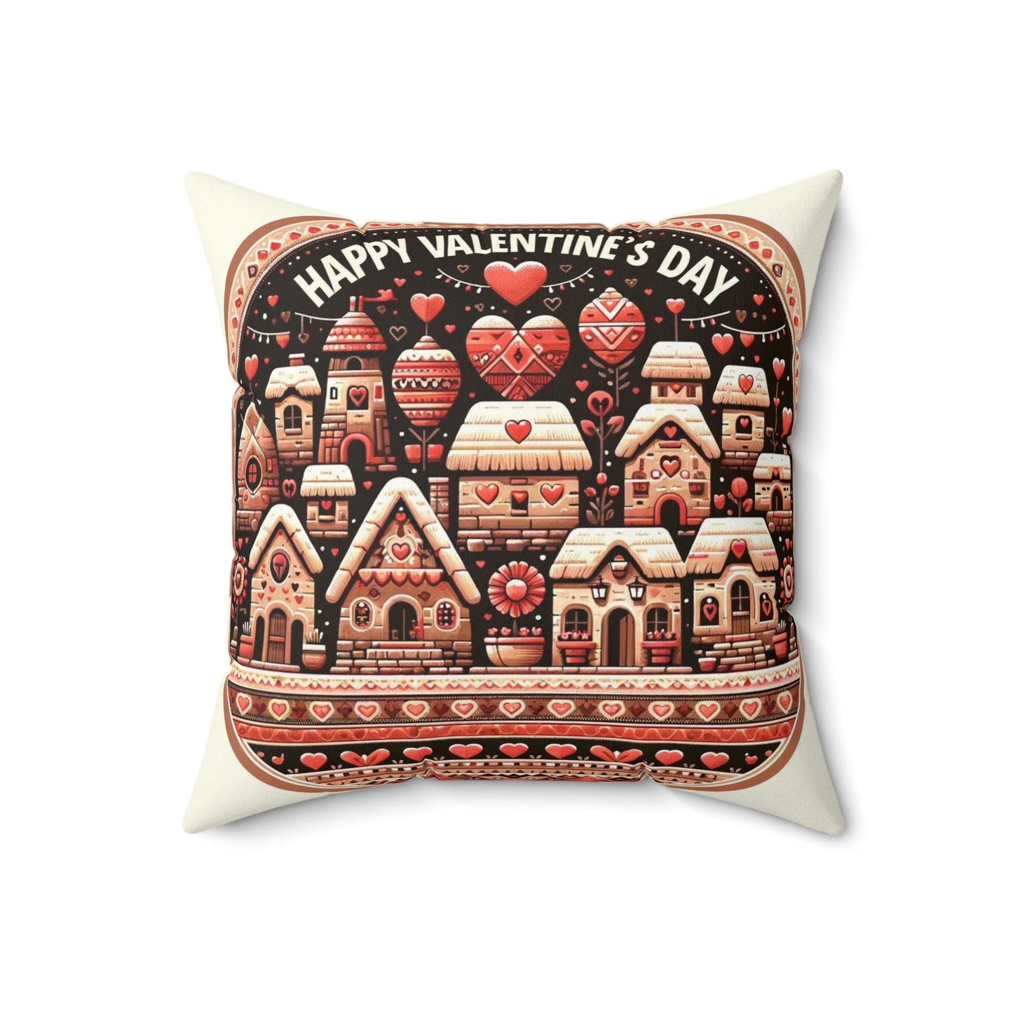 Spun Polyester Square Pillow