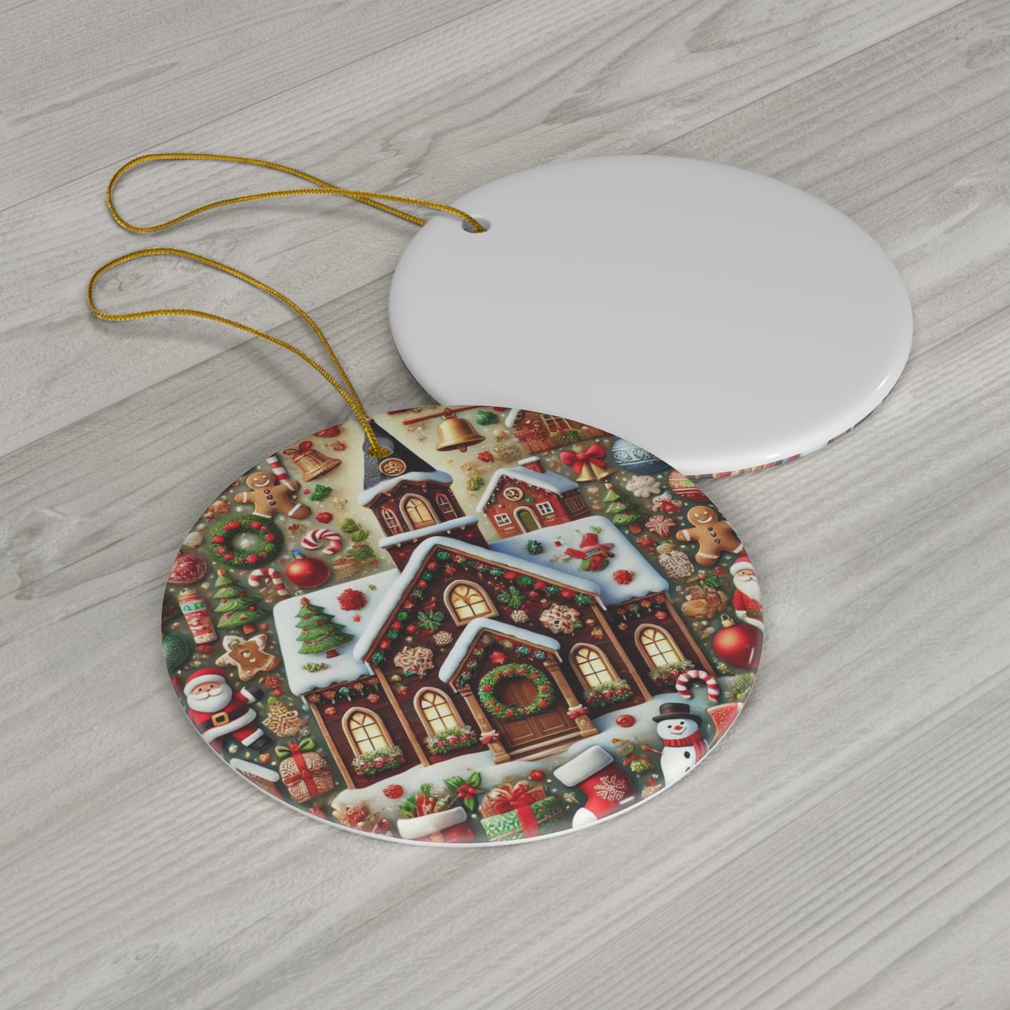 Ceramic Ornament, 4 Shapes