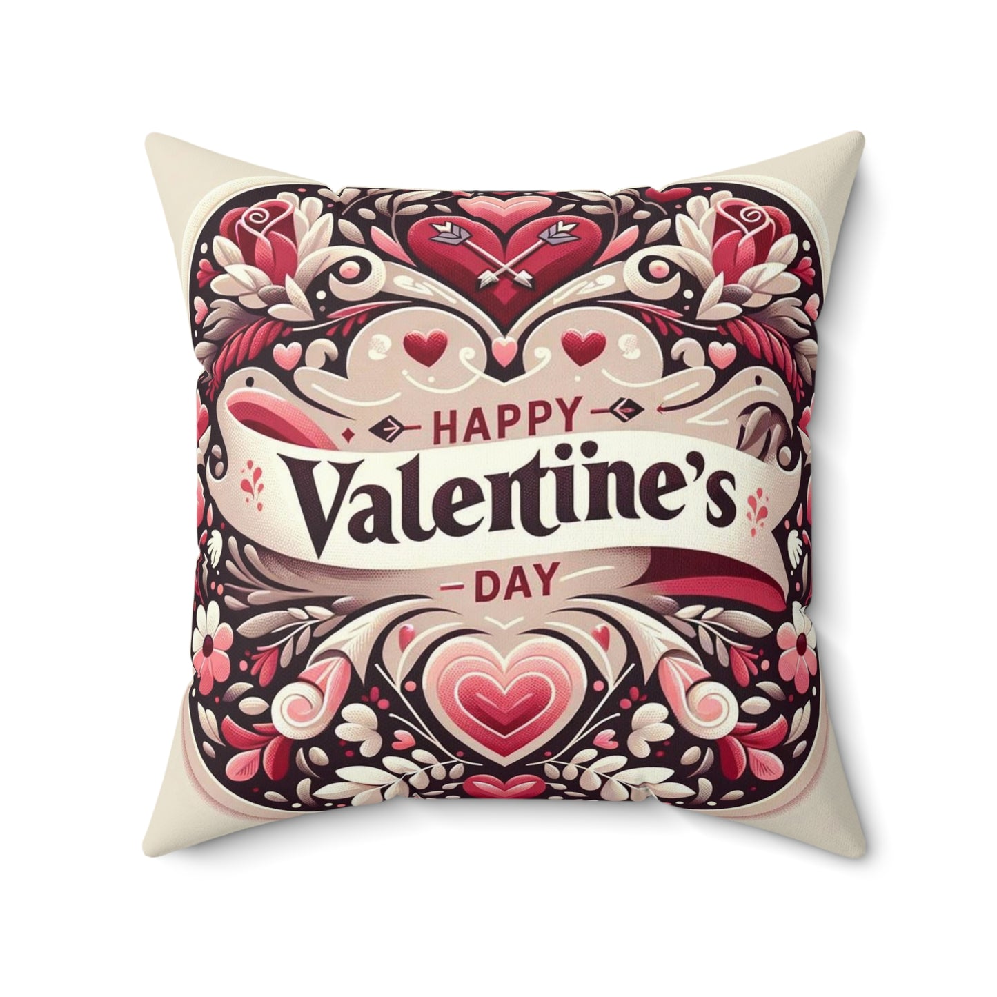 Spun Polyester Square Pillow