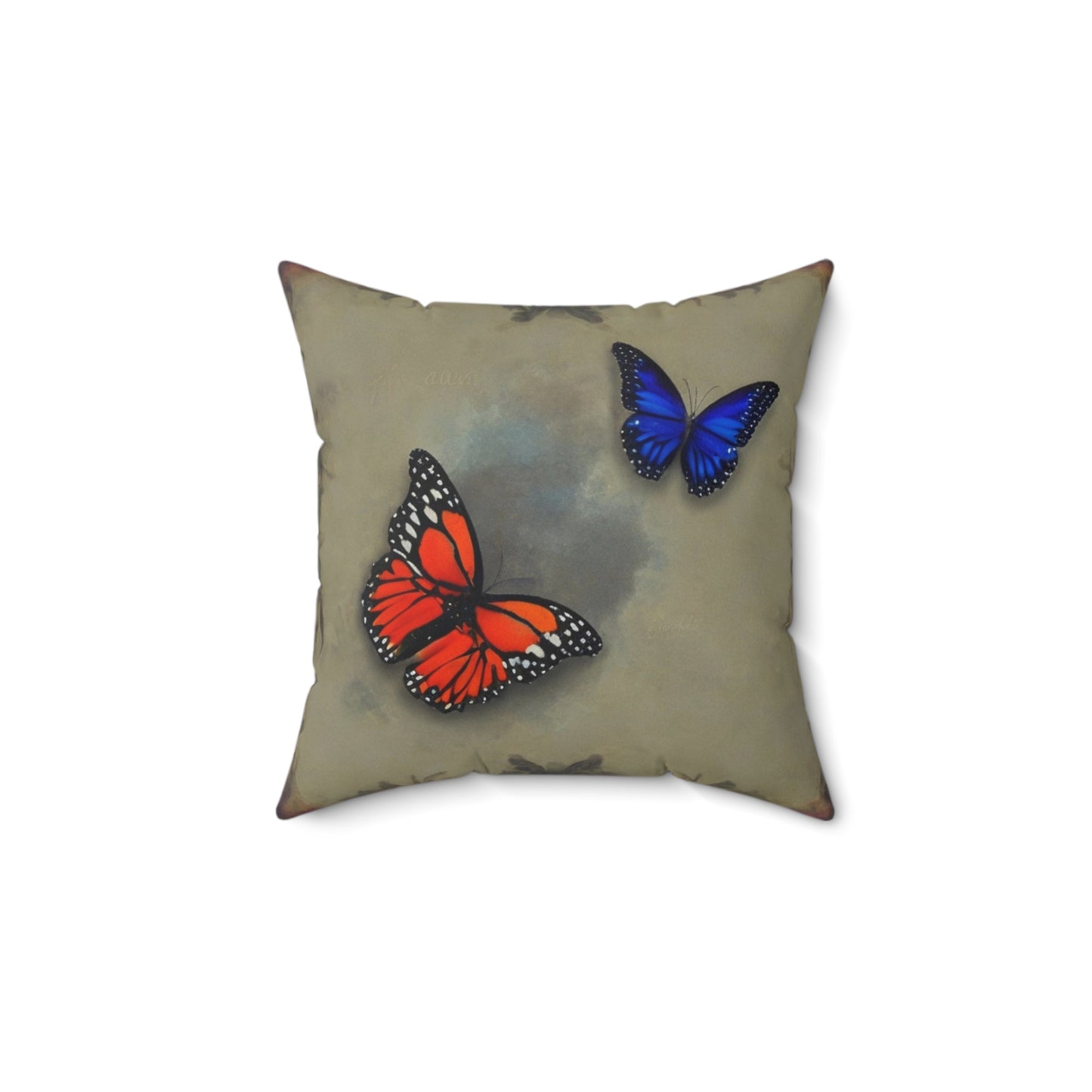 Spun Polyester Square Pillow