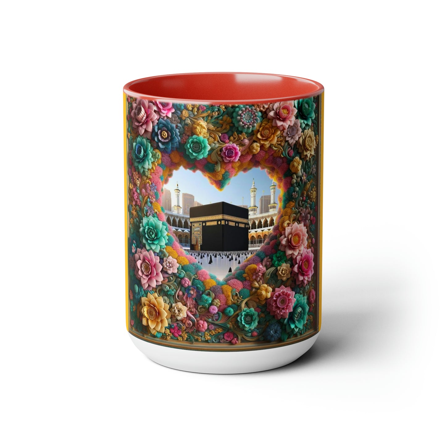 Two-Tone Coffee Mugs, 15oz