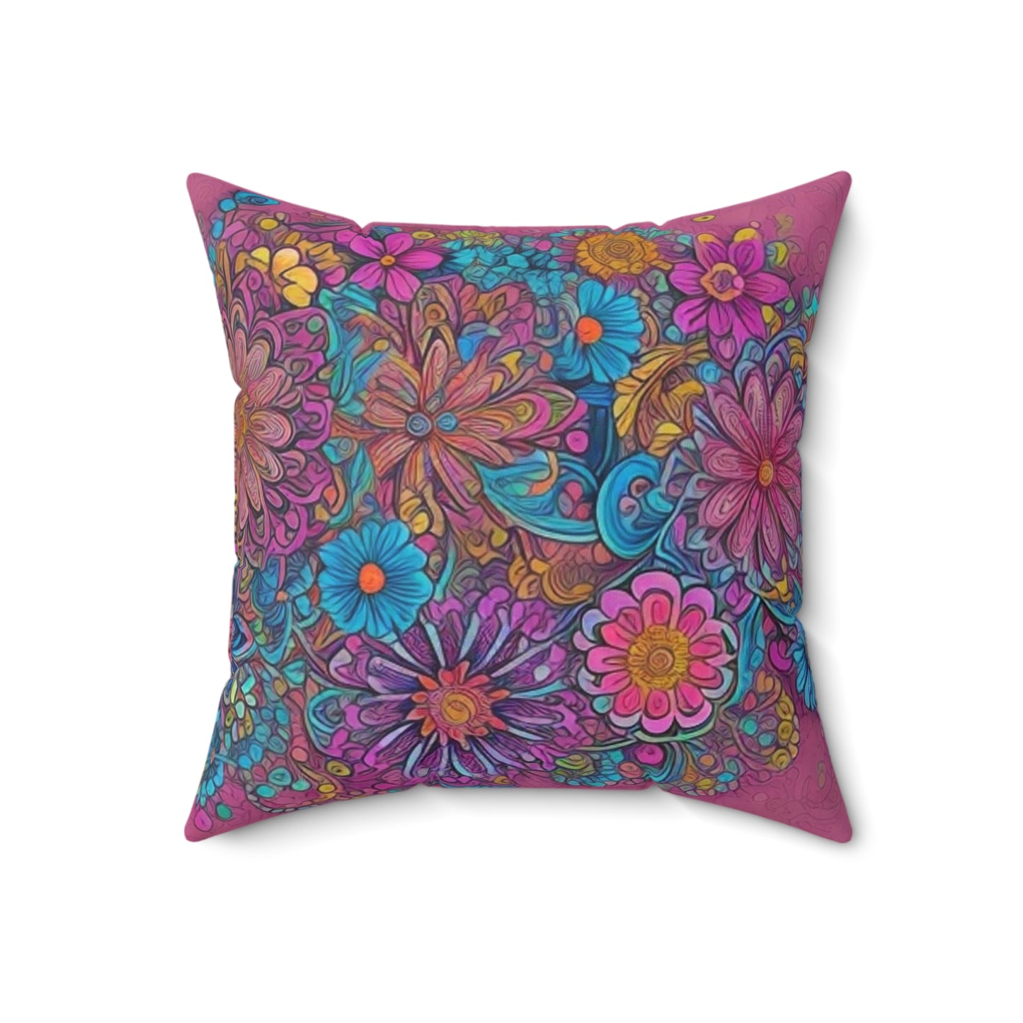 Spun Polyester Square Pillow