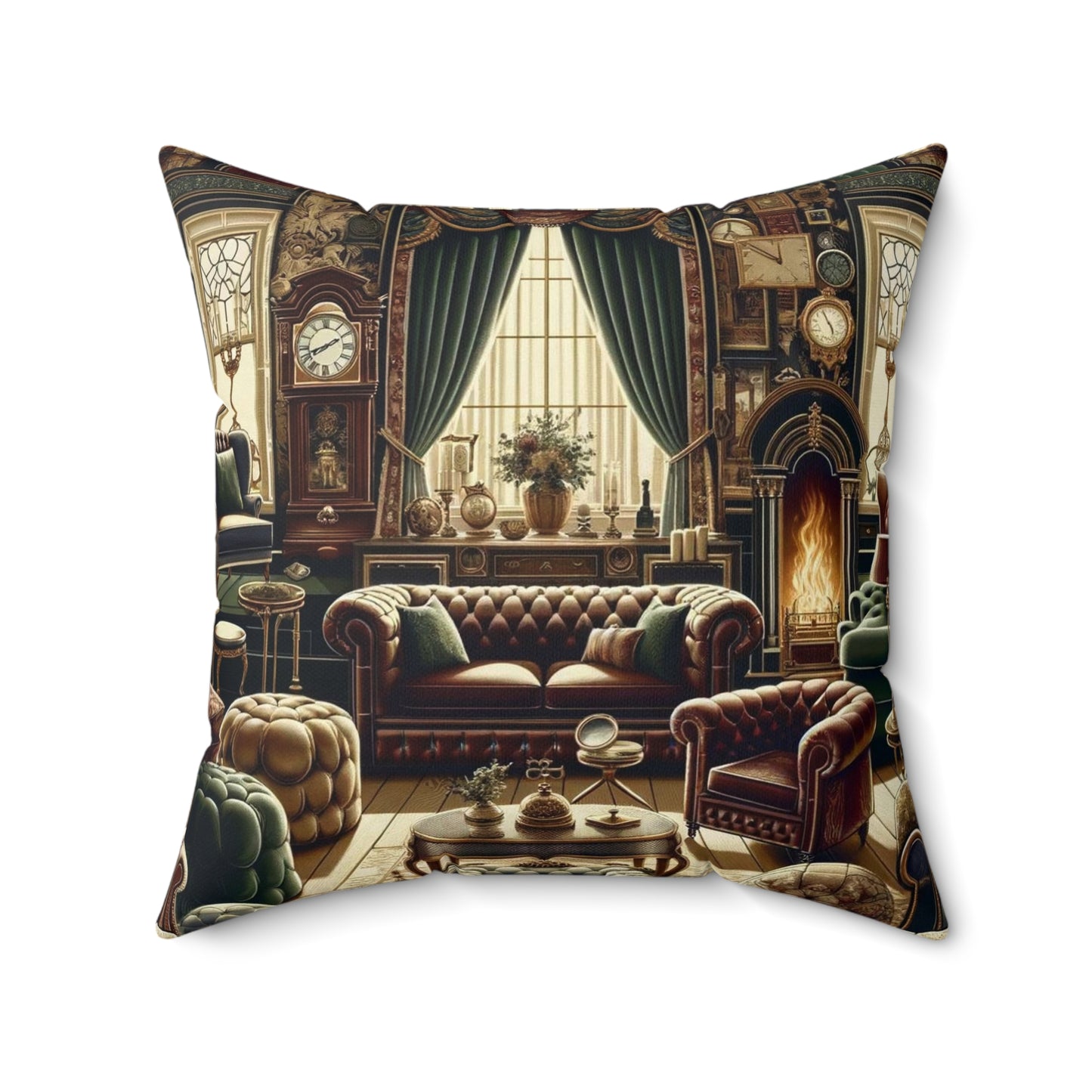 Spun Polyester Square Pillow