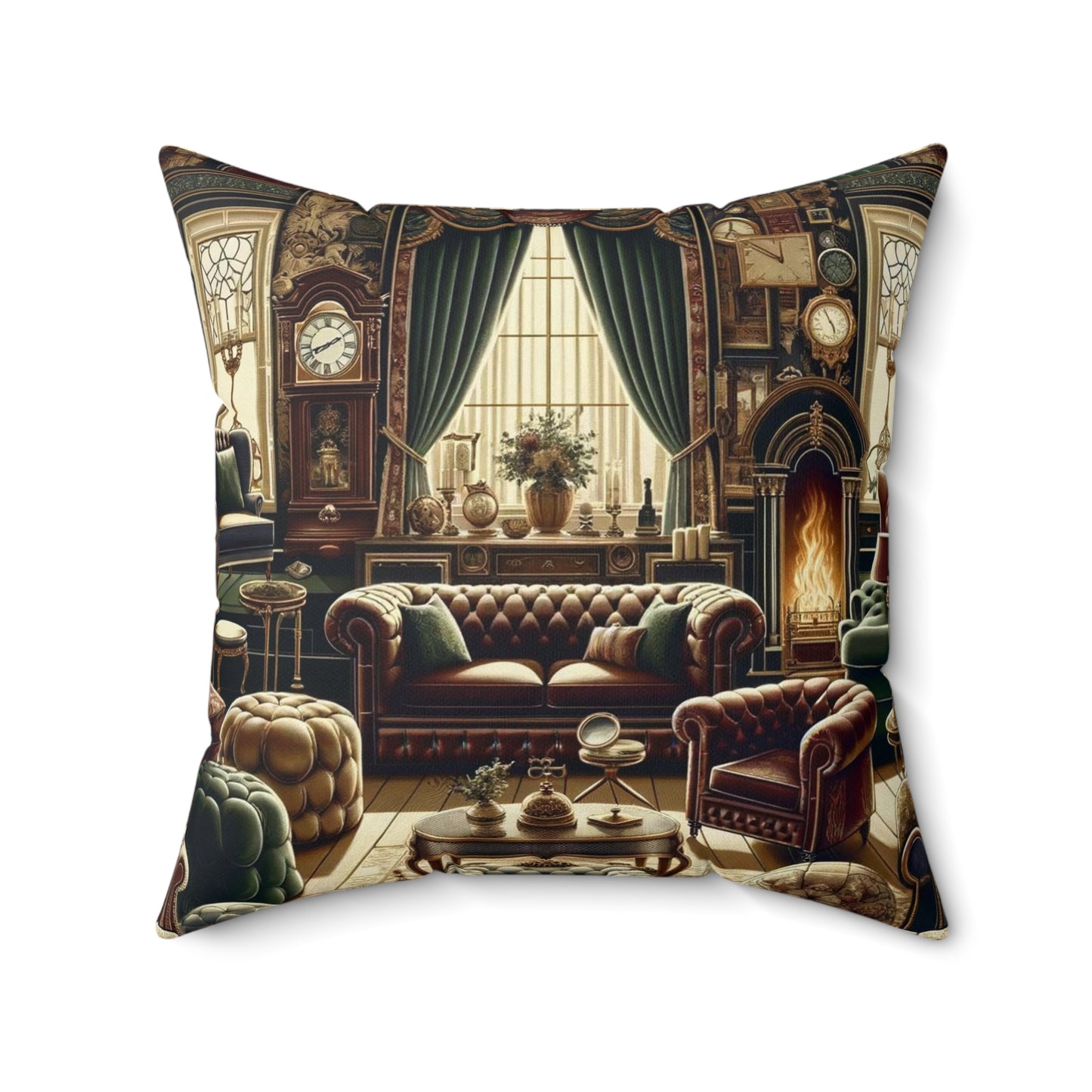 Spun Polyester Square Pillow