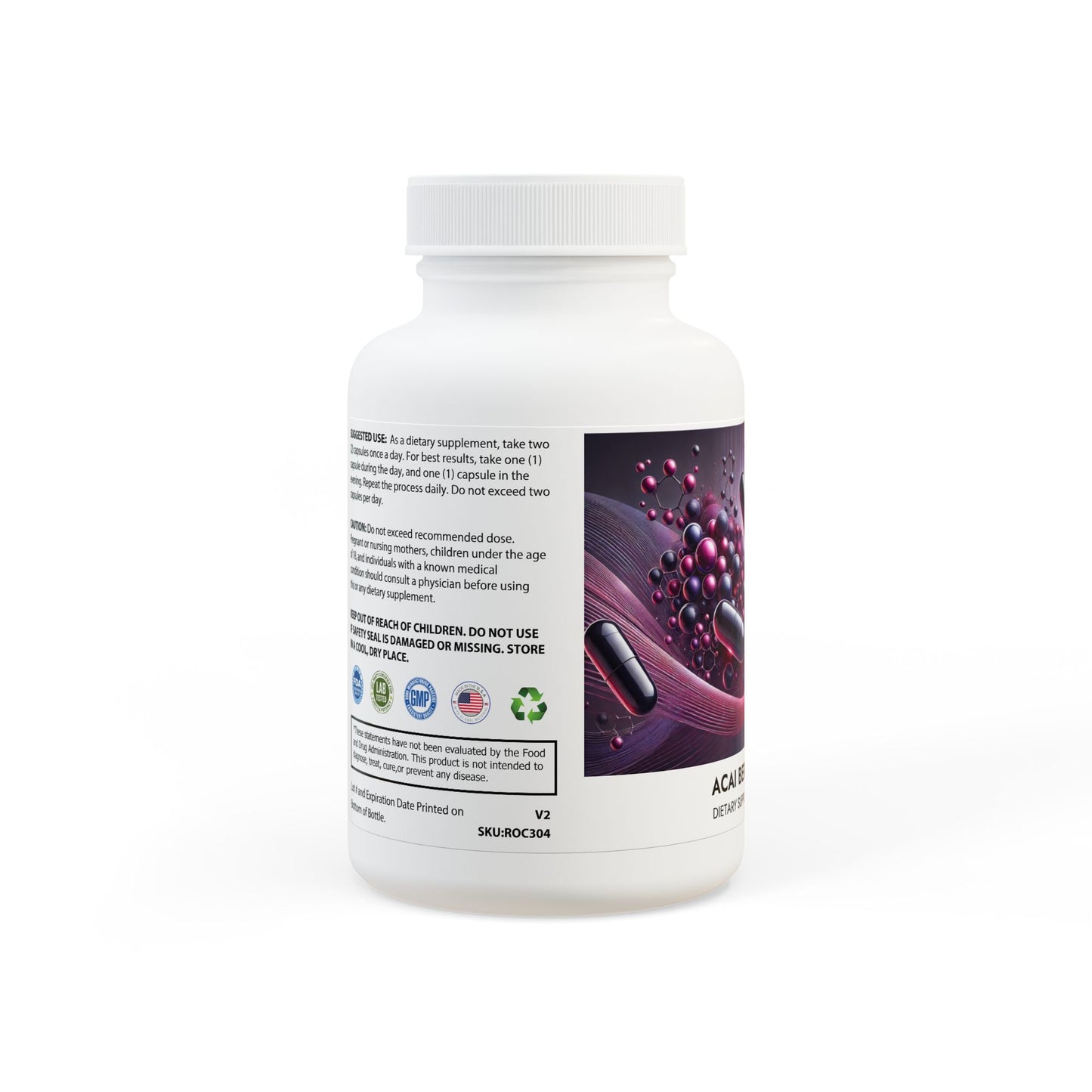 Acai Berry Complex Supplement (60 Capsules) By Dr. Asad Ali Syed
